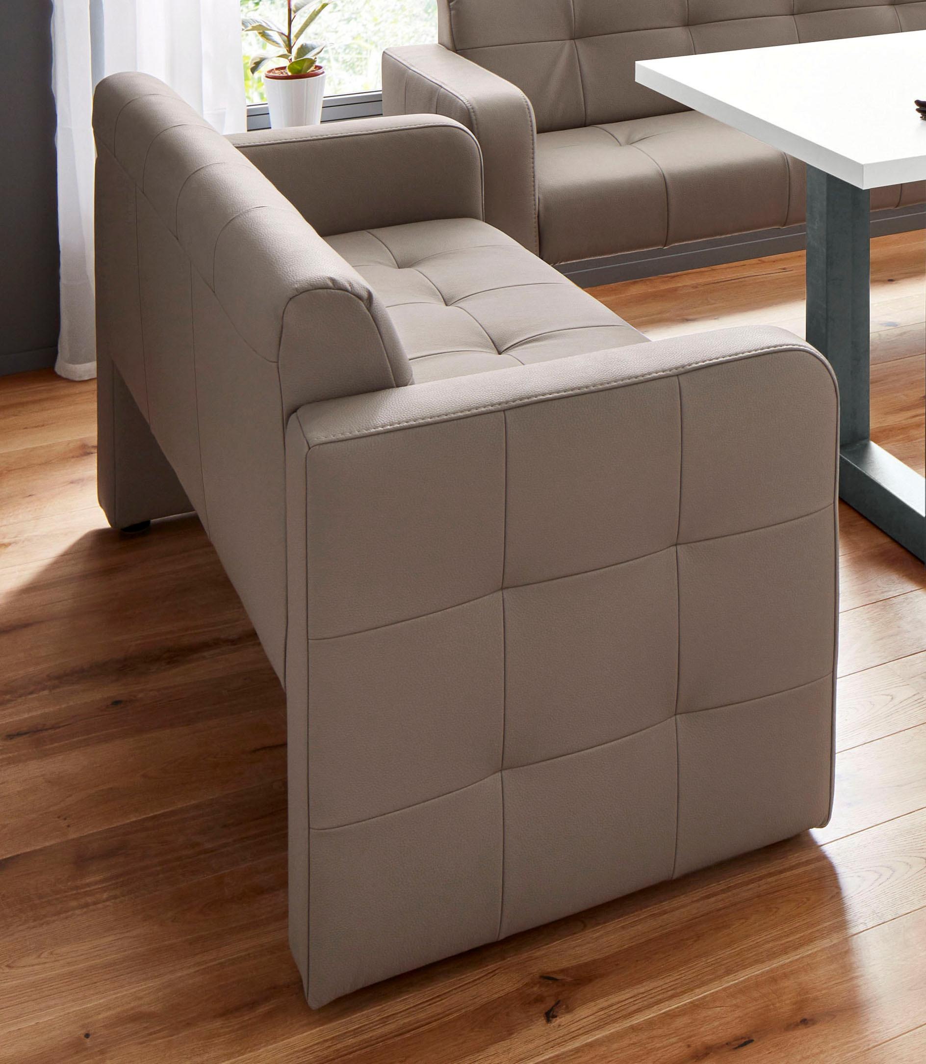 exxpo - sofa fashion Polsterbank »Barista Küchensofa, Sitzhöhe 49cm, kompakte Stellmaße«, Frei im Raum stellbar