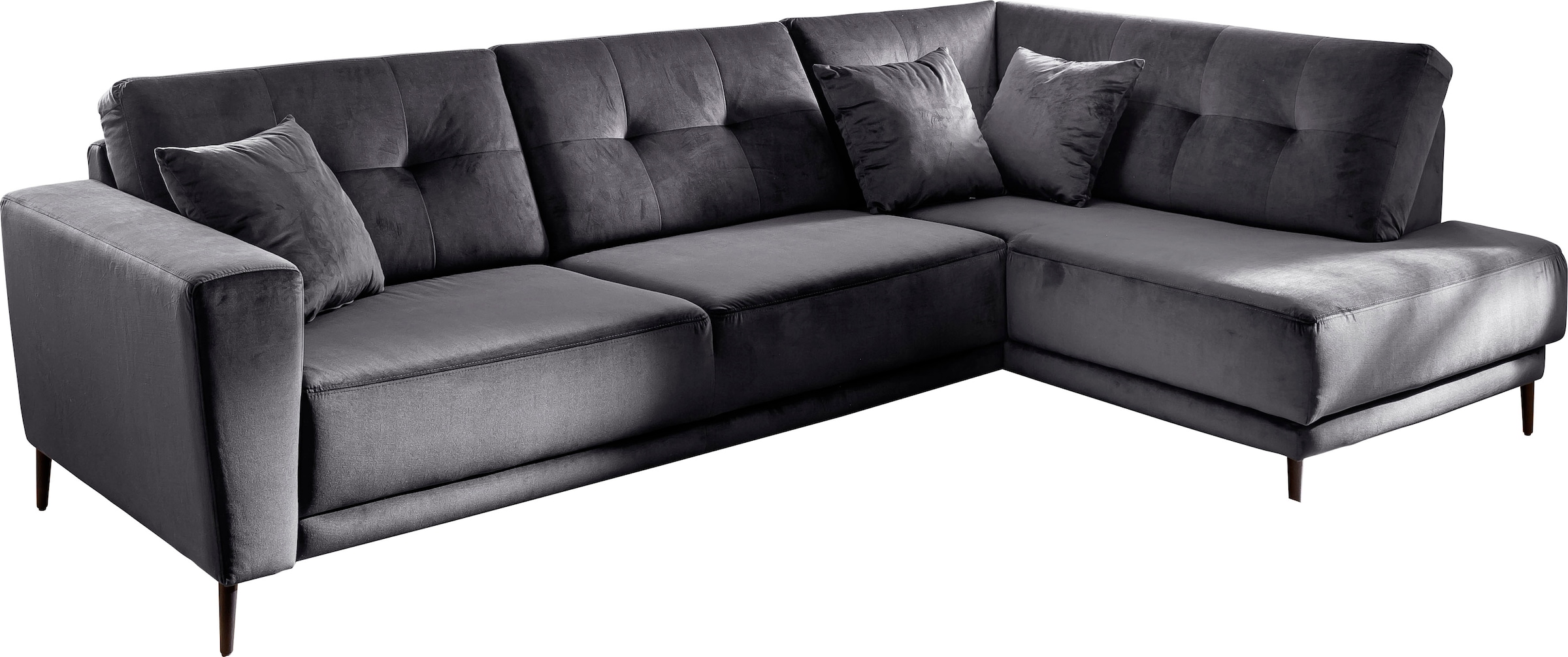 Trends by HG Polsterecke »Barcelona L-Form« mit Metallfuss, frei im Raum stellbar