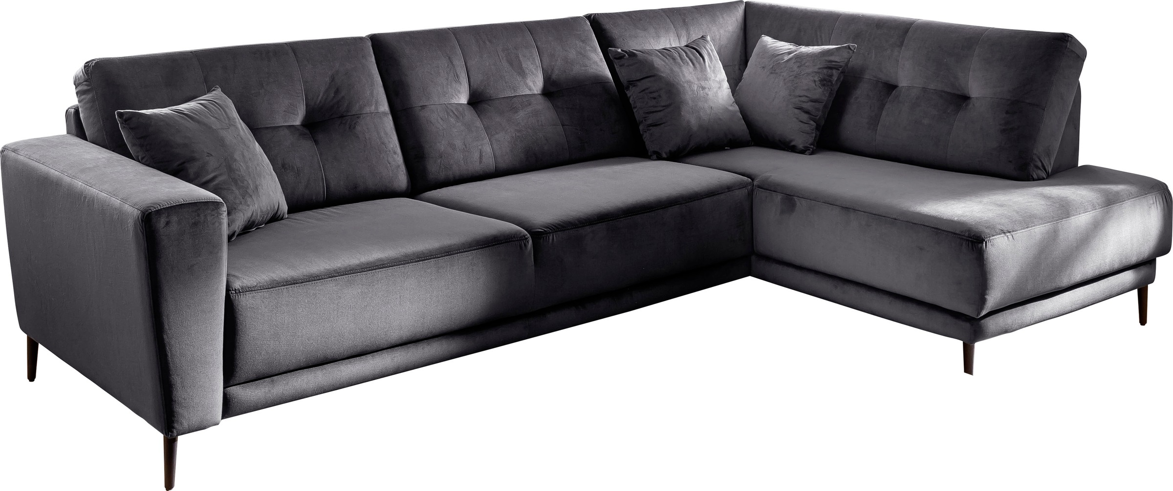 Trends by HG Polsterecke »Barcelona L-Form«, mit Metallfuss, frei im Raum s günstig online kaufen