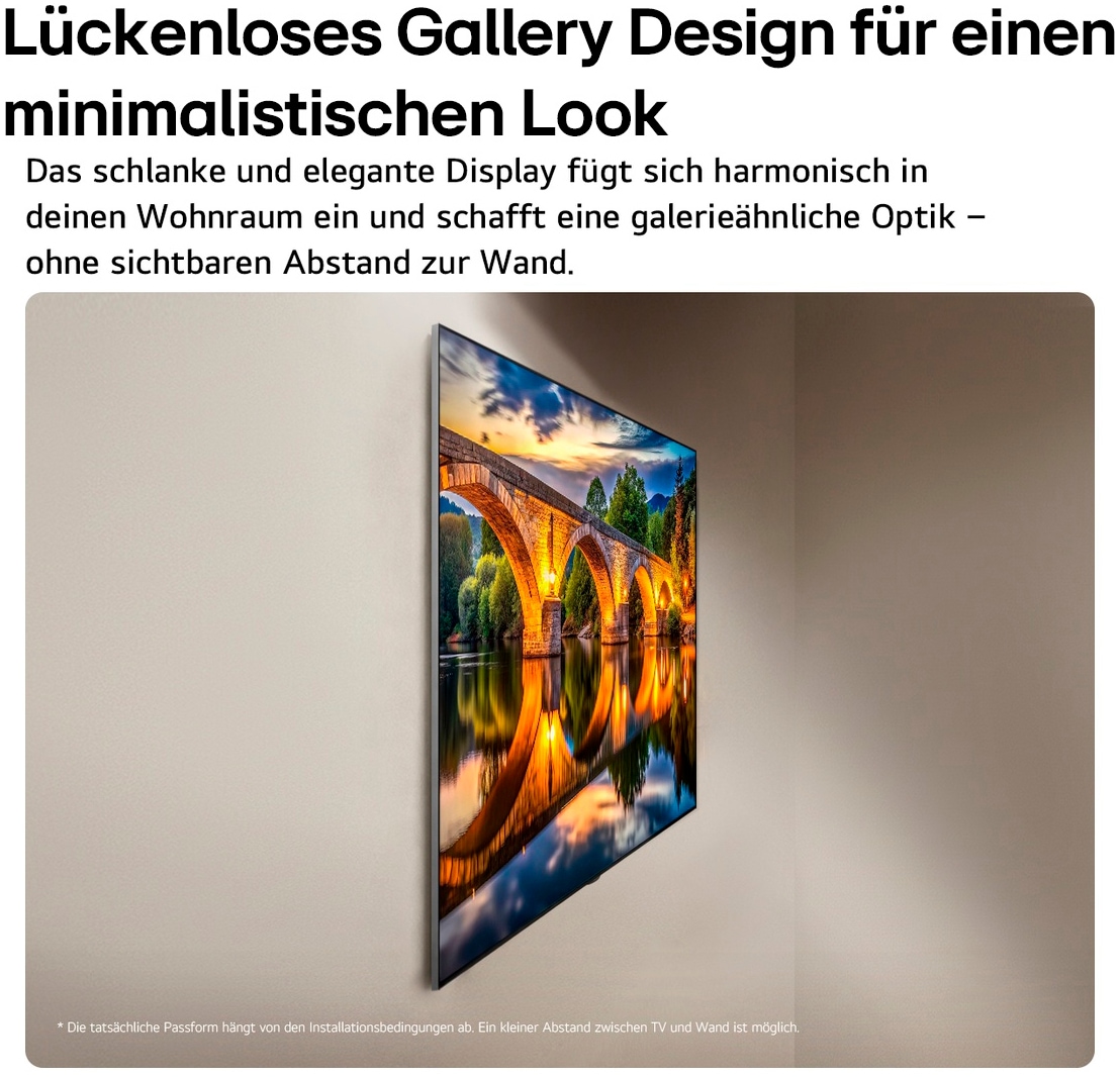 LG OLED-Fernseher »OLED83G67LW« 210 cm/83 ″ Smart-TV