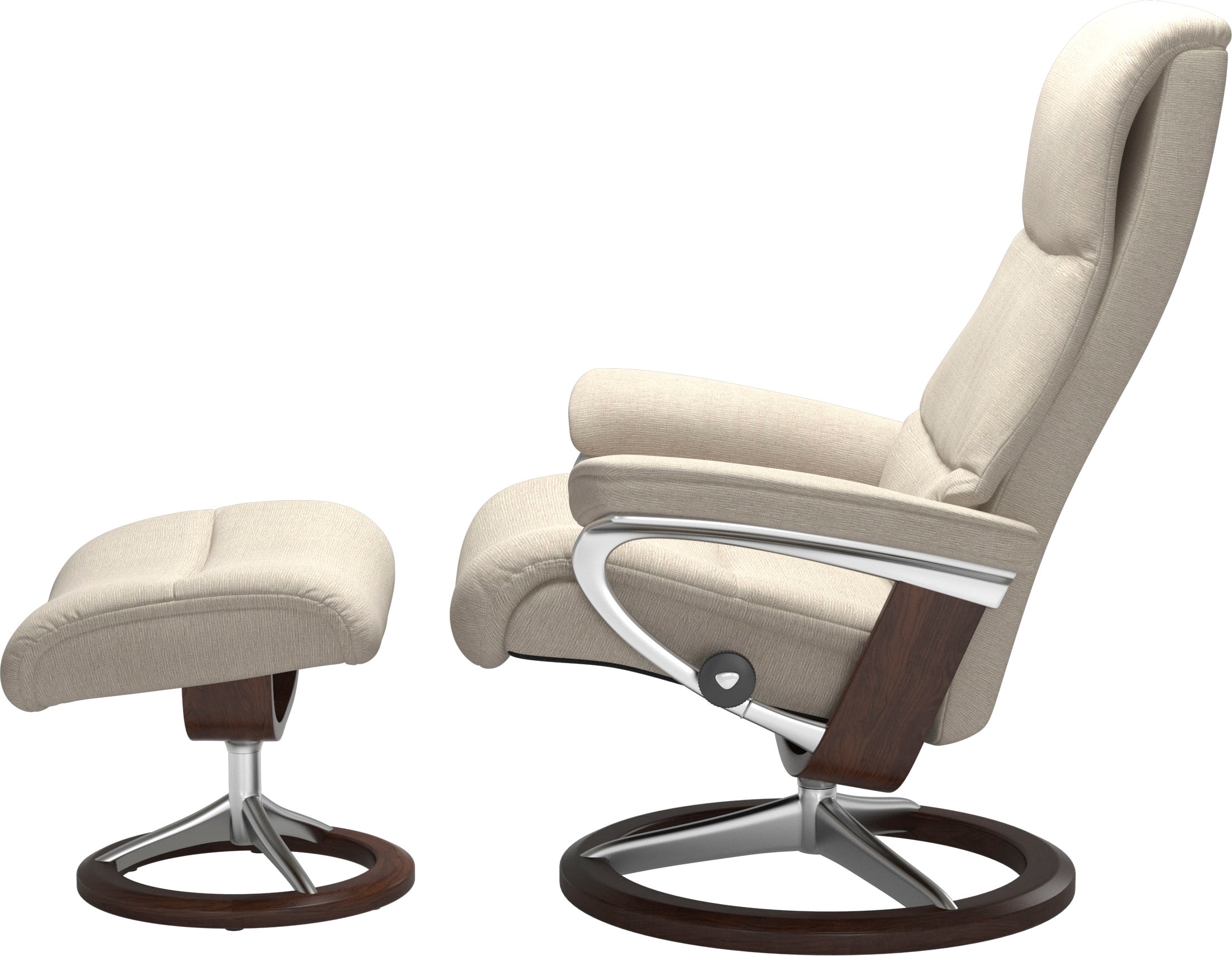 Stressless® Fußhocker »View«, mit Signature Base,Gestell Braun
