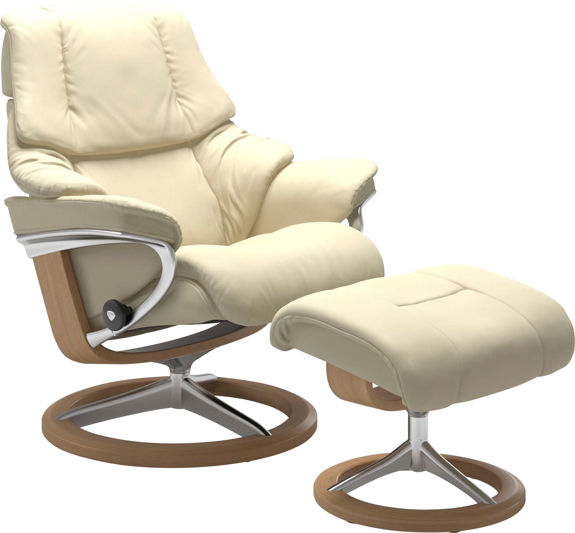 Stressless® Relaxsessel »Reno«, (Set, Relaxsessel mit Hocker), mit Hocker, günstig online kaufen