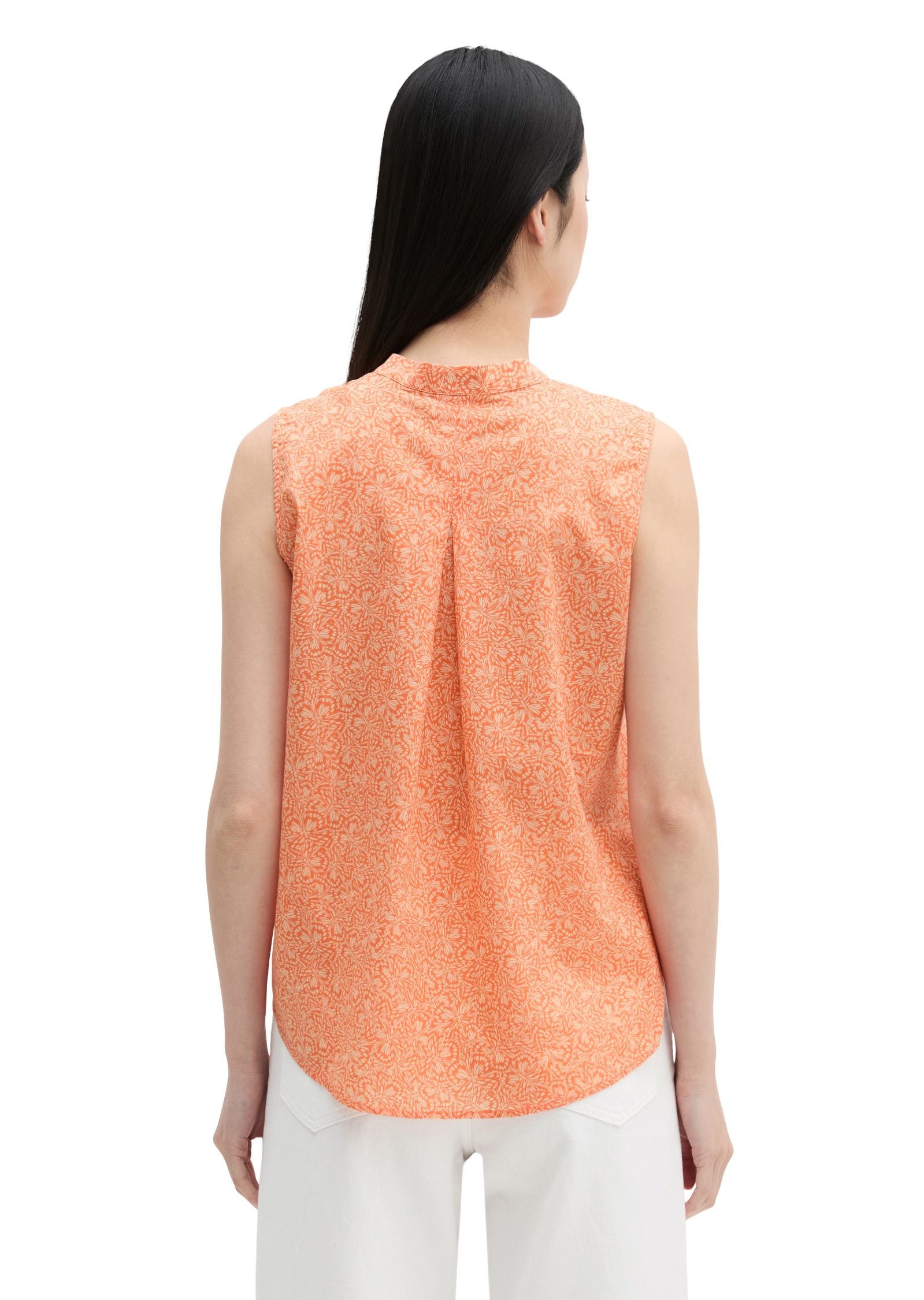 Marc O'Polo Blusentop loose aus bedrucktem Baumwoll-Voile