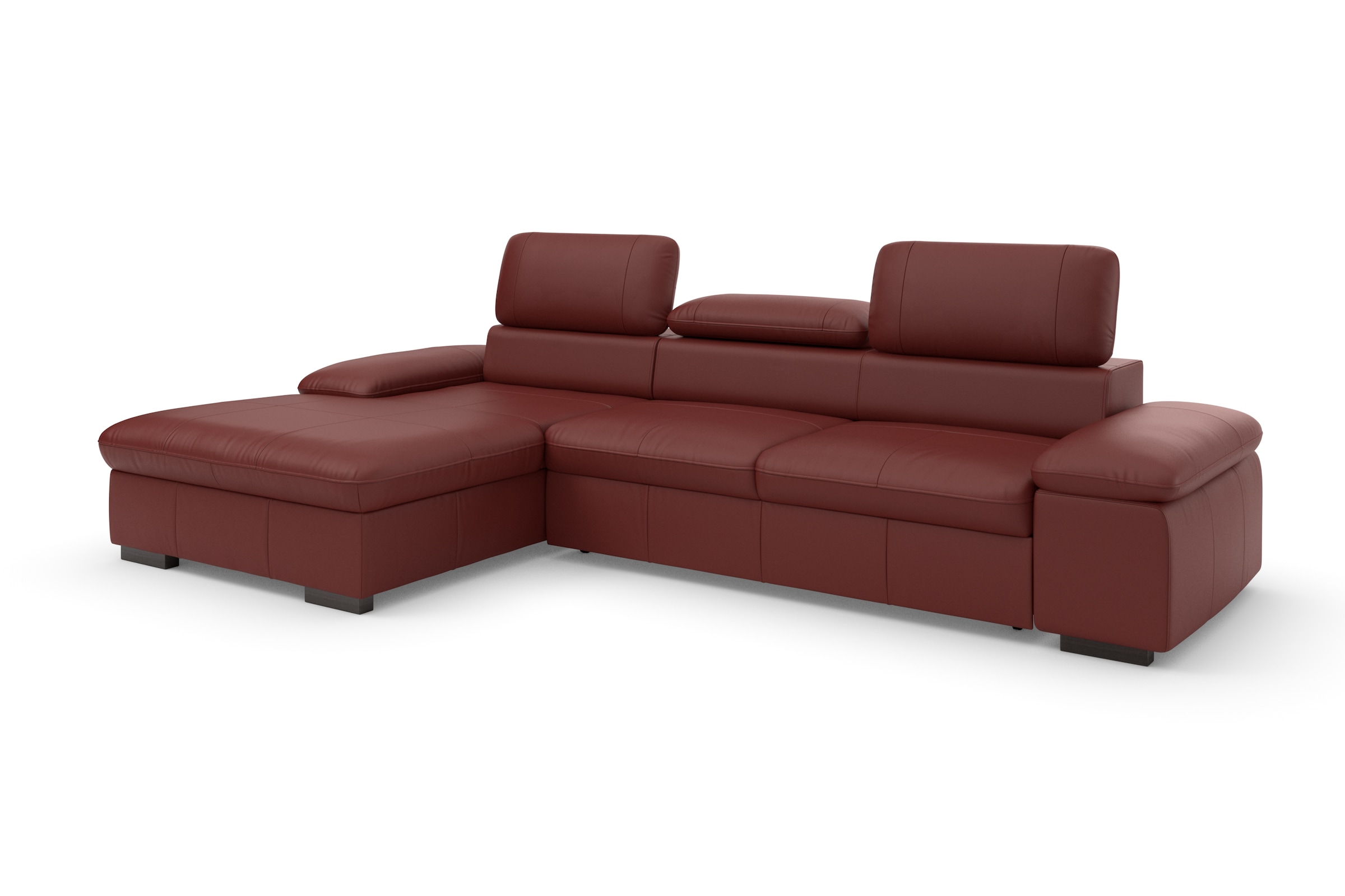 Home affaire Ecksofa »Alberto L-Form«, mit Kopfteilverstellung, wahlweise mit Bettfunktion