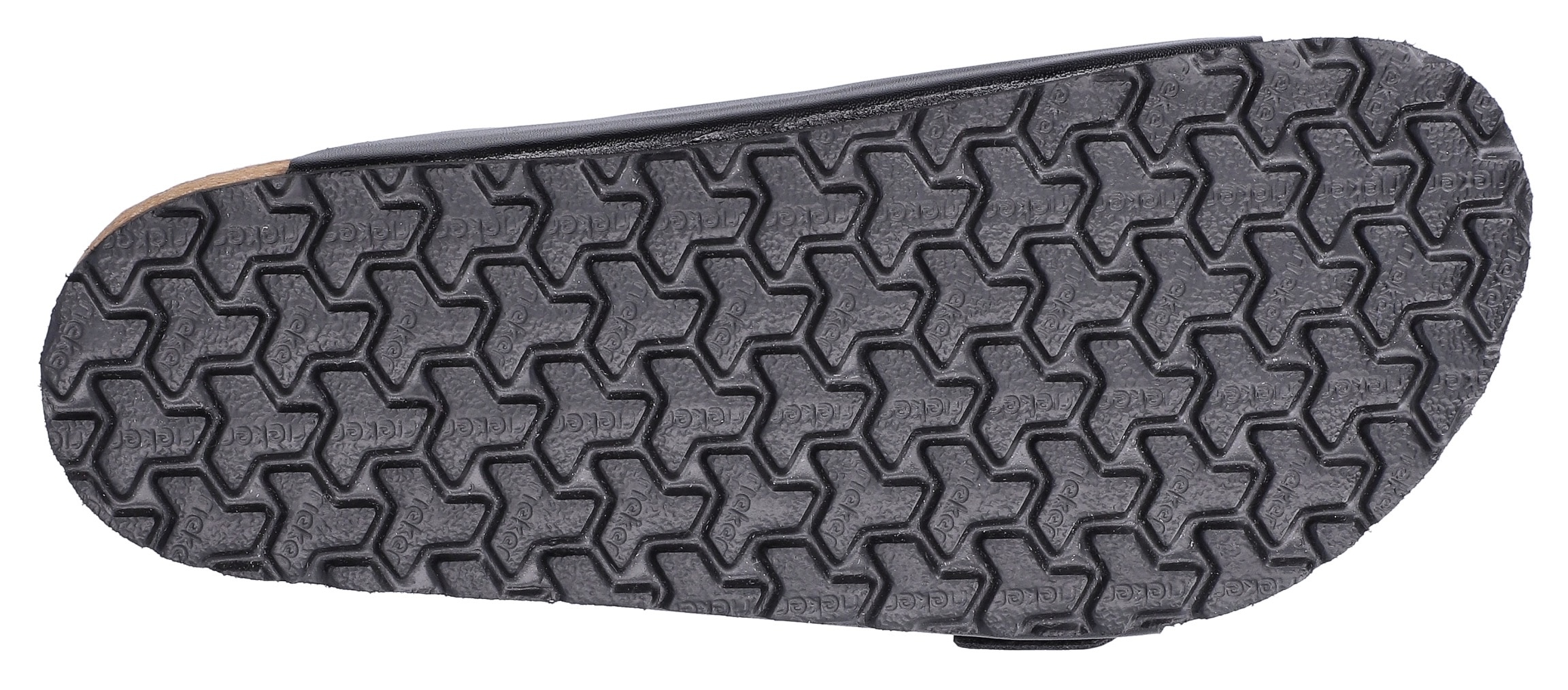 Rieker Pantolette  Sommerschuh, Schlappen, Hausschuh, mit zwei Schnallenverschlüssen