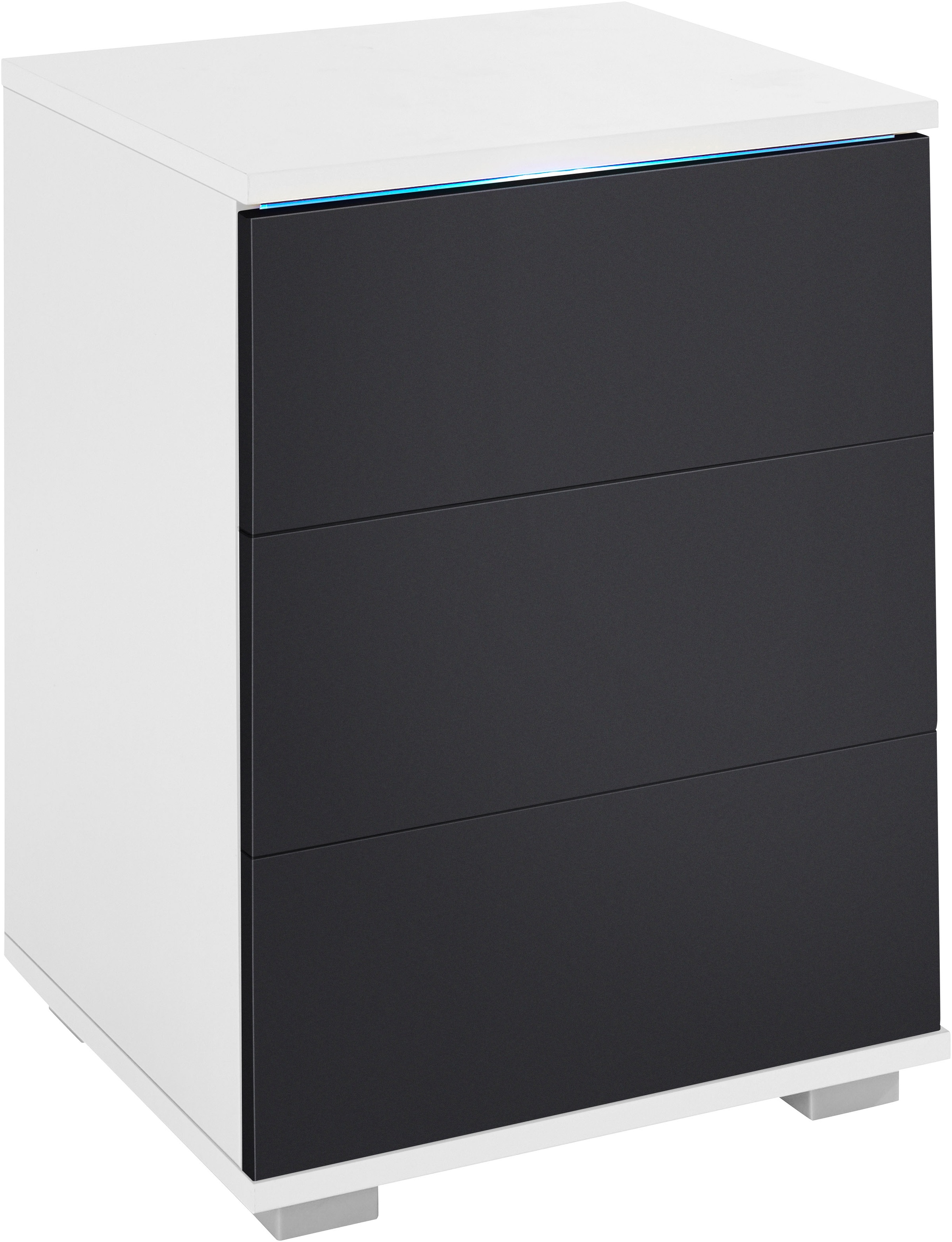 priess Nachtkommode mit LED-Beleuchtung und Push-to-open günstig online kaufen