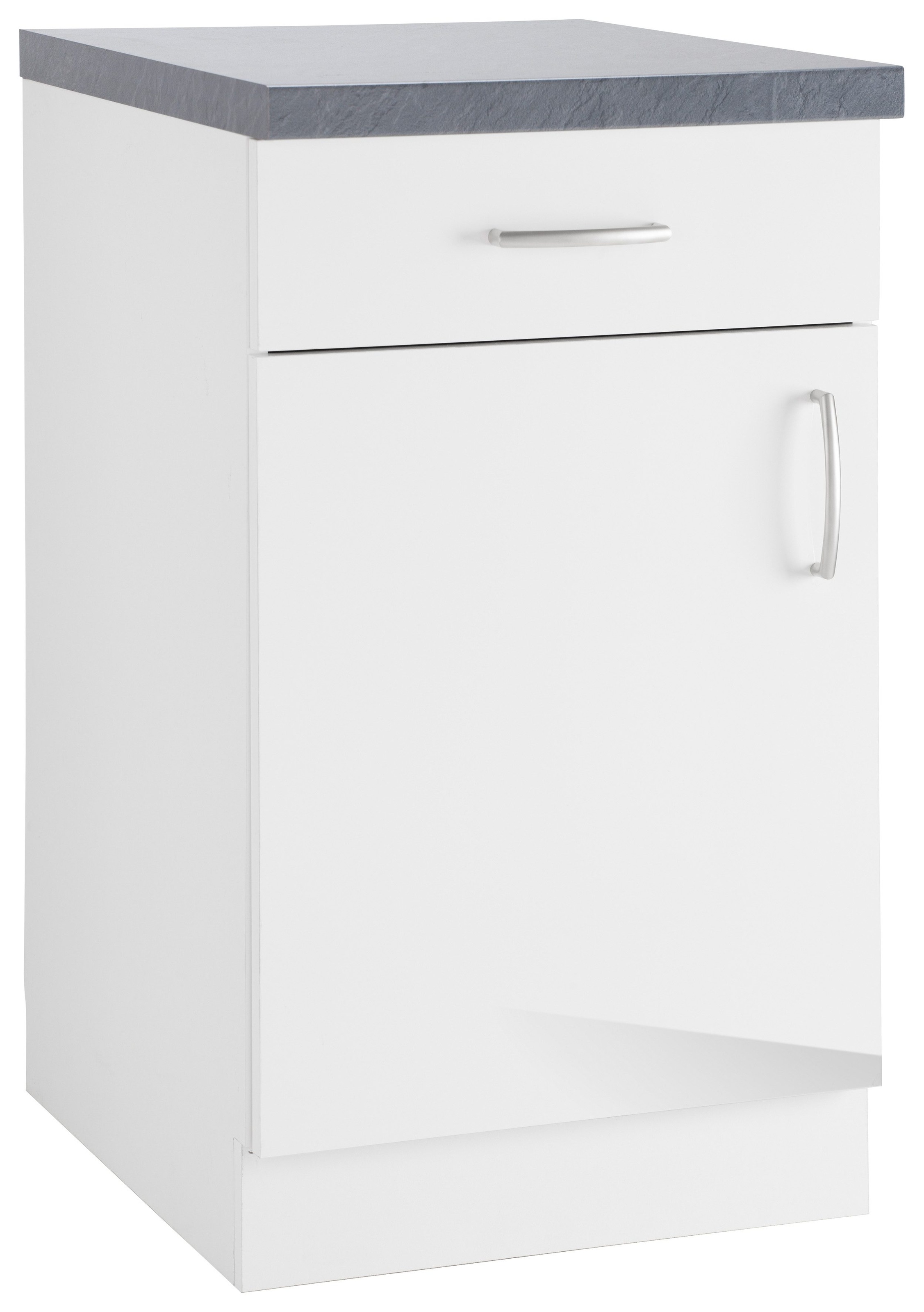 WIHO KÜCHEN Arbeitsplatte »"Flexi 38"« 38 mm stark, von drei Seiten ummantelt Porto Schieferfarben