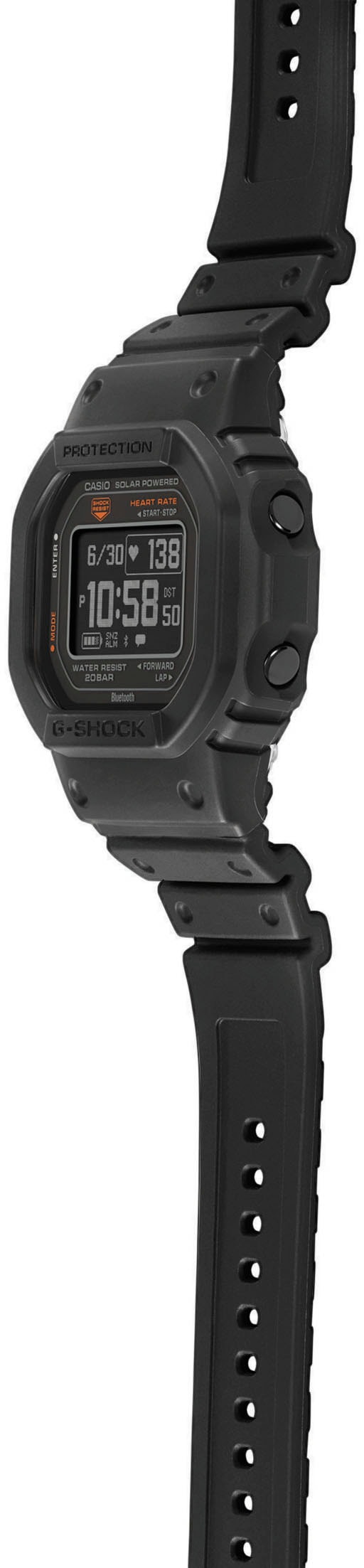 CASIO G-SHOCK Smartwatch, Solaruhr, Armbanduhr, Herrenuhr, Stoppfunktion,Herzfrequenzmesser)