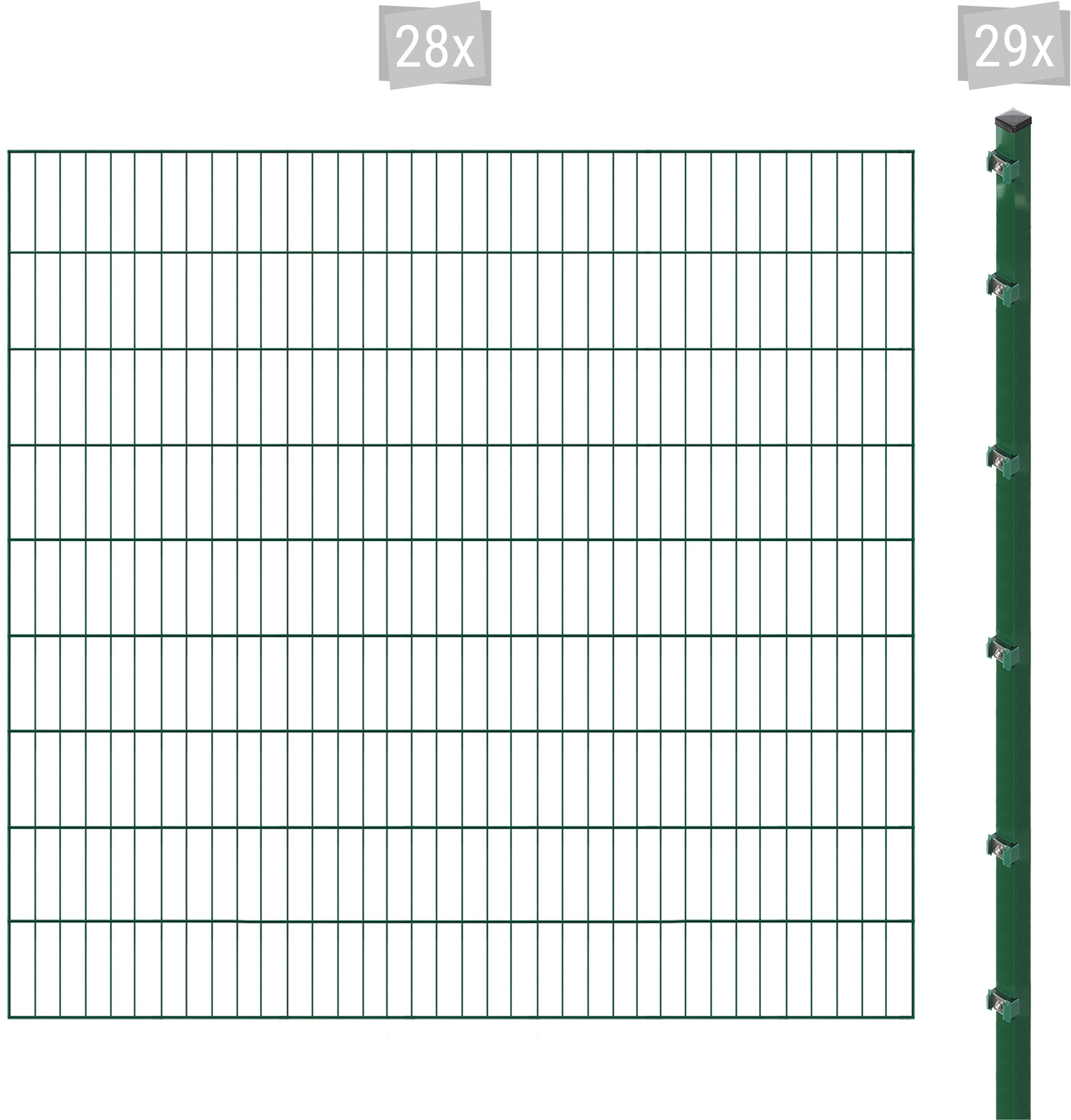 Arvotec Einstabmattenzaun »ESSENTIAL 180 zum Aufschrauben«, Zaunhöhe 180 cm, Zaunlänge 2 - 60 m