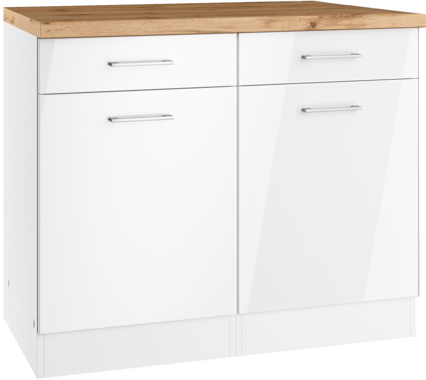 KOCHSTATION Unterschrank »KS-Milan«, HELD Möbel, Unterschrank 100 cm, matte günstig online kaufen