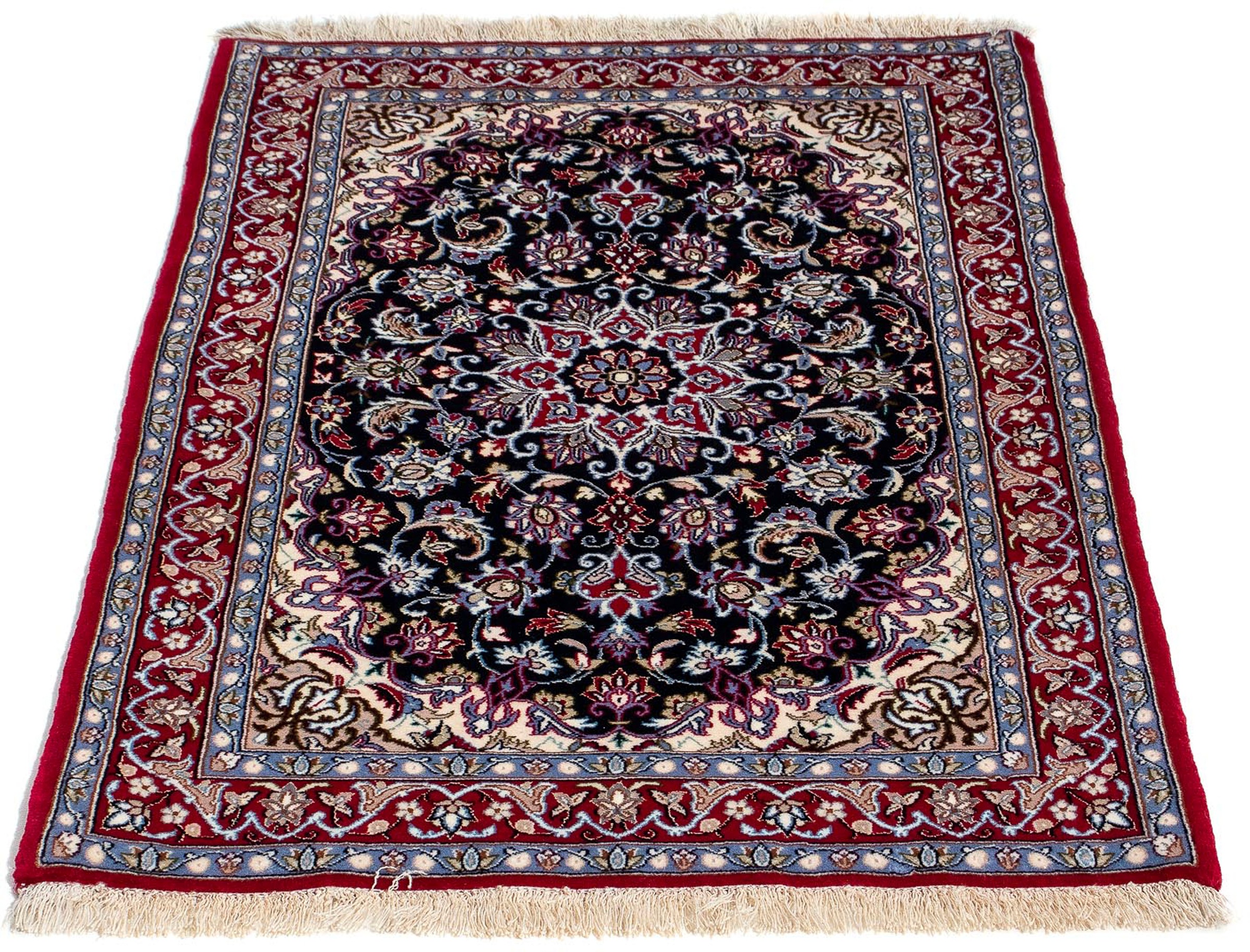 morgenland Orientteppich »Perser - Isfahan - Premium - 104 x 71 cm - dunkel günstig online kaufen