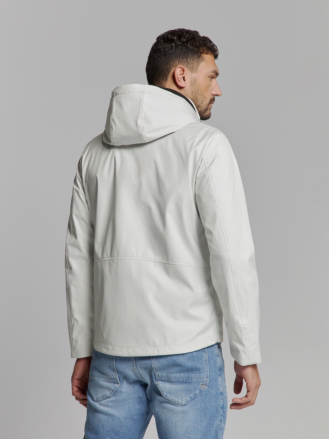 NO EXCESS Kurzjacke »No Excess Jacke mit abnehmbarer kapuze«