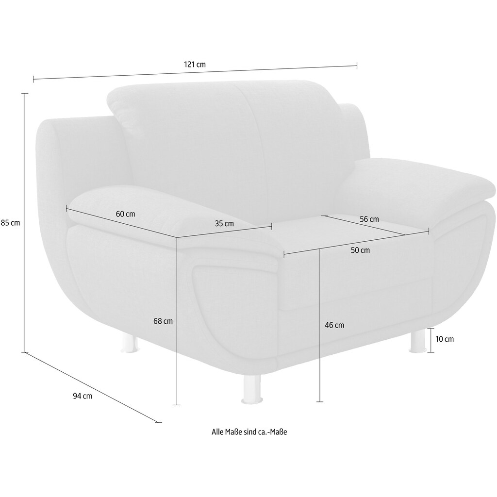 TRENDMANUFAKTUR Sessel