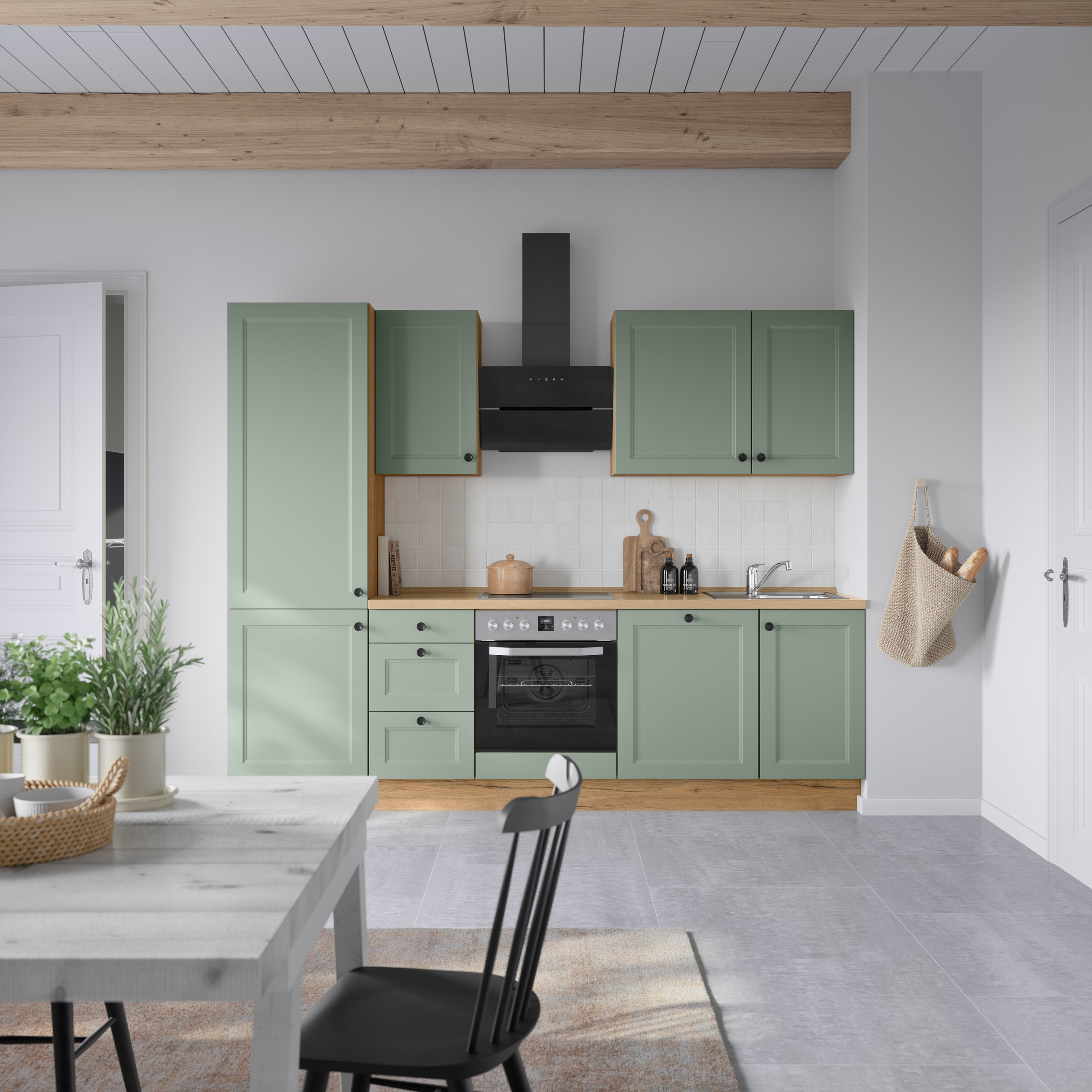 nobilia® Küchenzeile »"Cascada II"«, vormontiert, Breite 270 cm, Ausrichtung wählbar, wahlw. mit E-Geräten