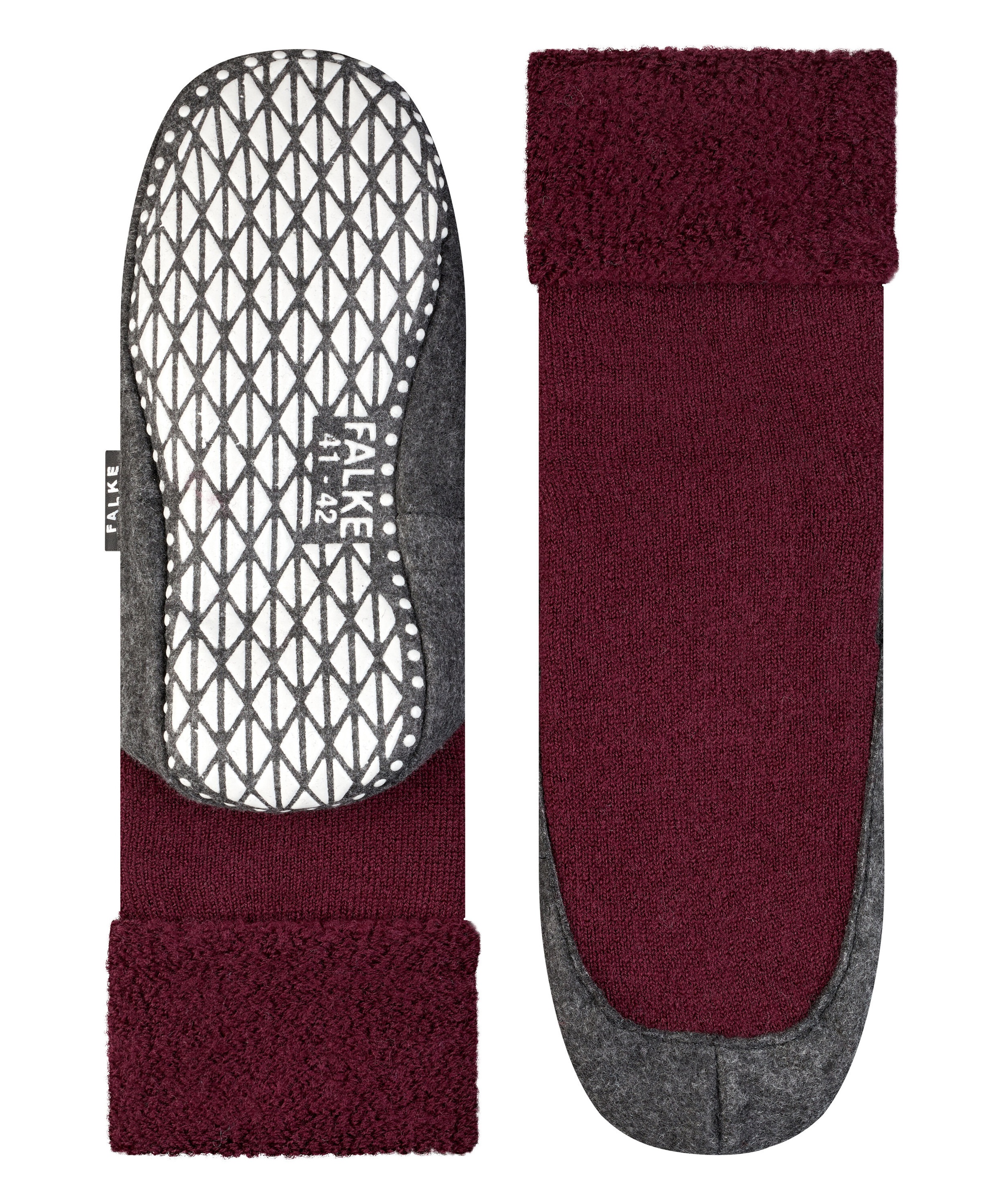 FALKE Haussocken »Cosyshoe« mit Merinowolle & rutschhemmender Sohle, atmungsaktiv