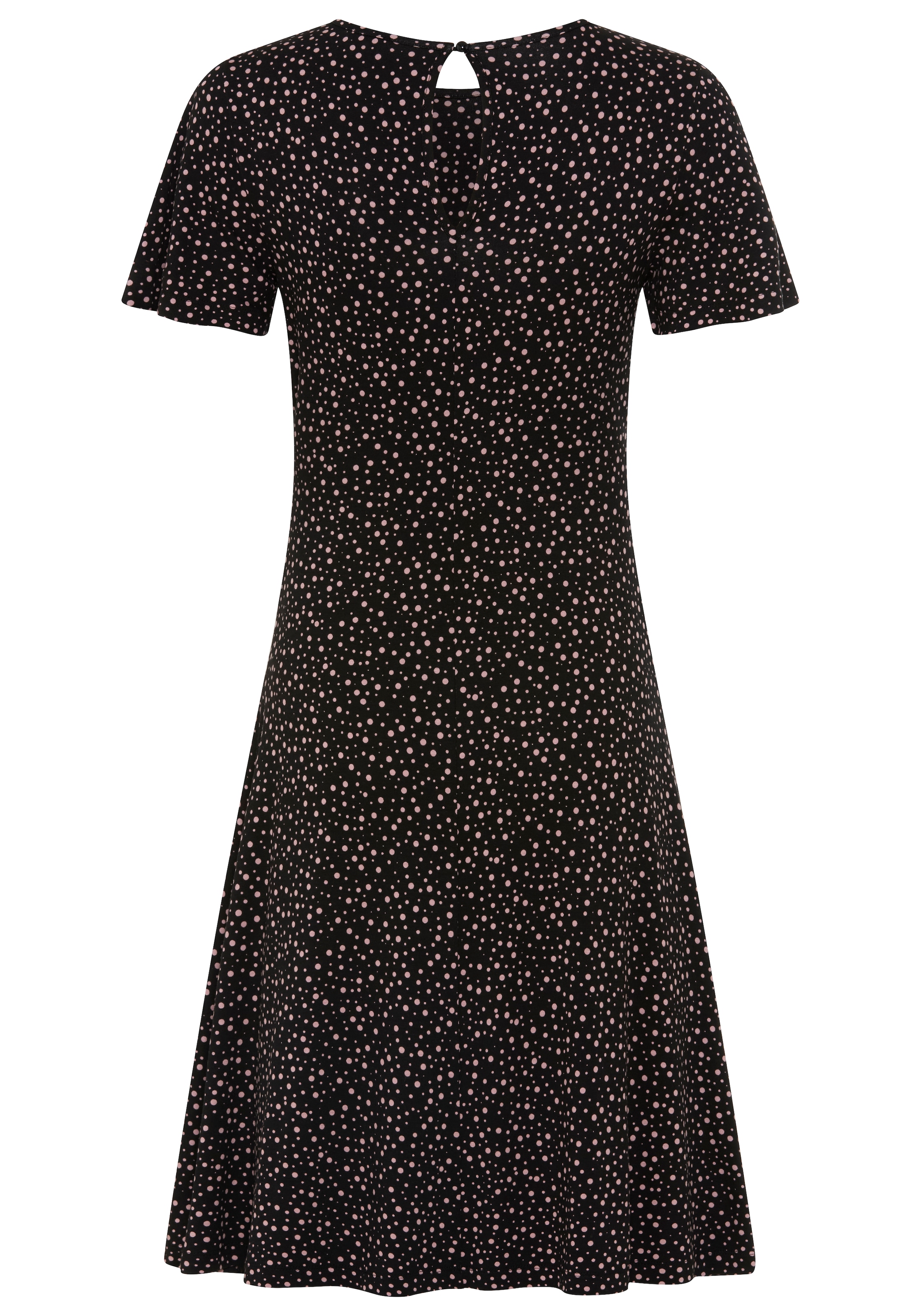 Laura Scott Sommerkleid kurzes Kleid,  femininer Look,  aus Single-Jerseystoff,  halbarm