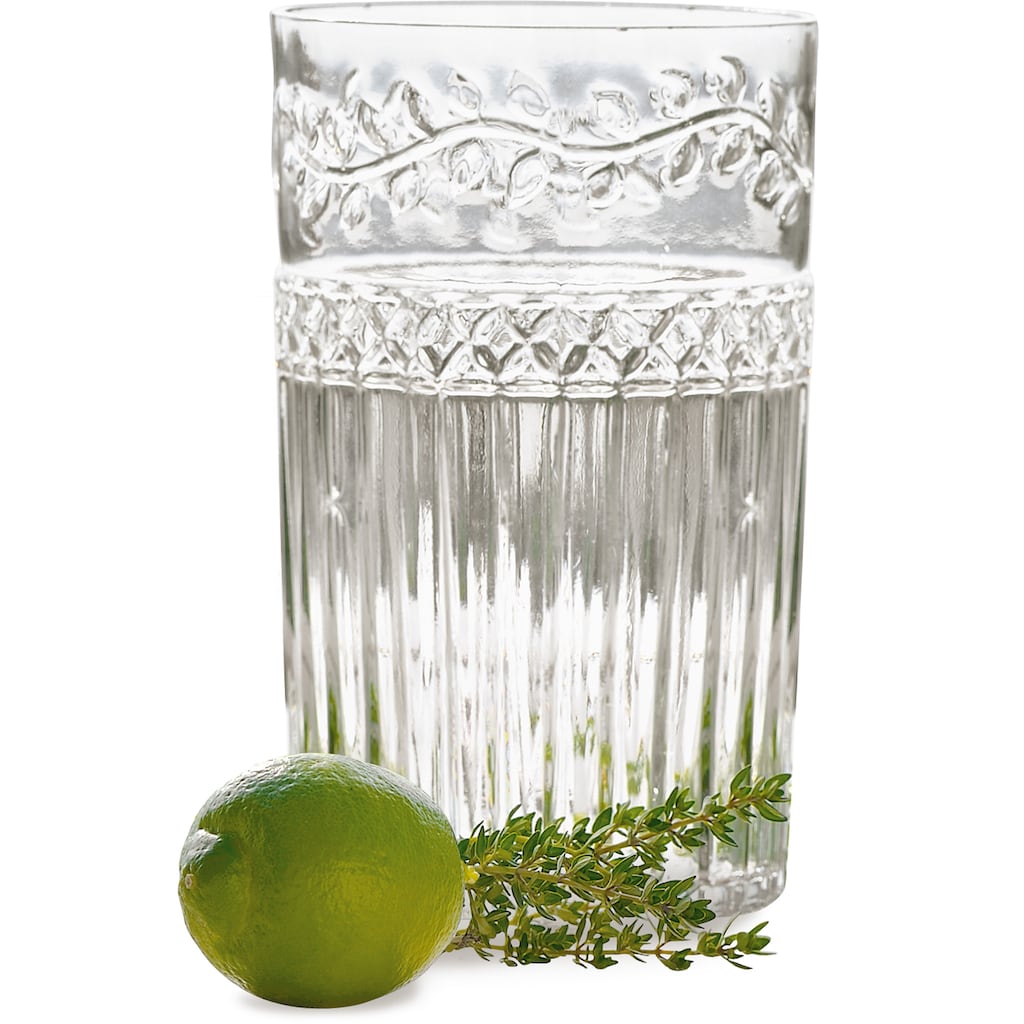 Schneider Longdrinkglas, (Set, 6 tlg.), Recycling-Glas, 6-teilig