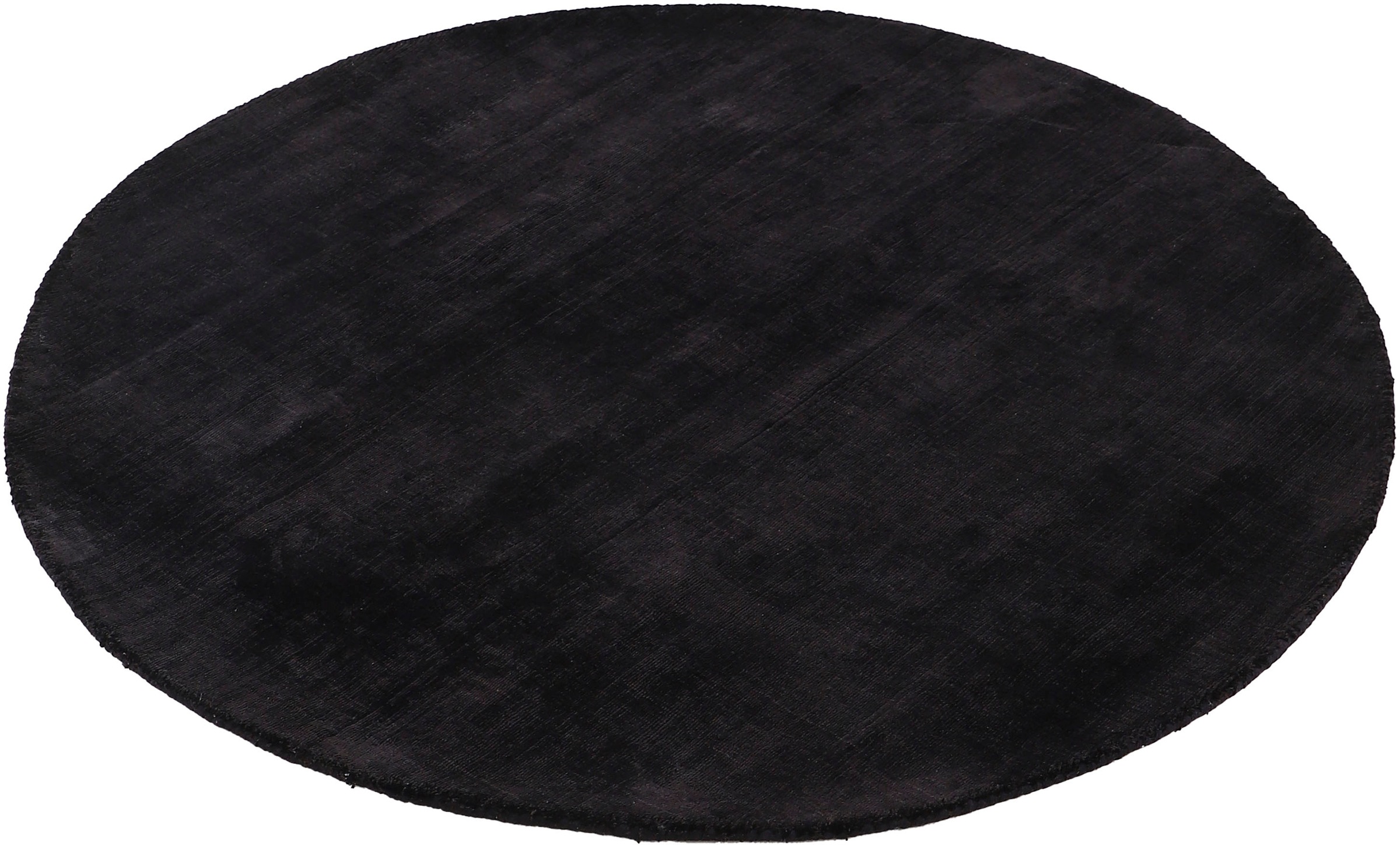 carpetfine Teppich »Ava Viskoseteppich«, rund, 13 mm Höhe, Seidenoptik, leichter Glanz, Wohnzimmer