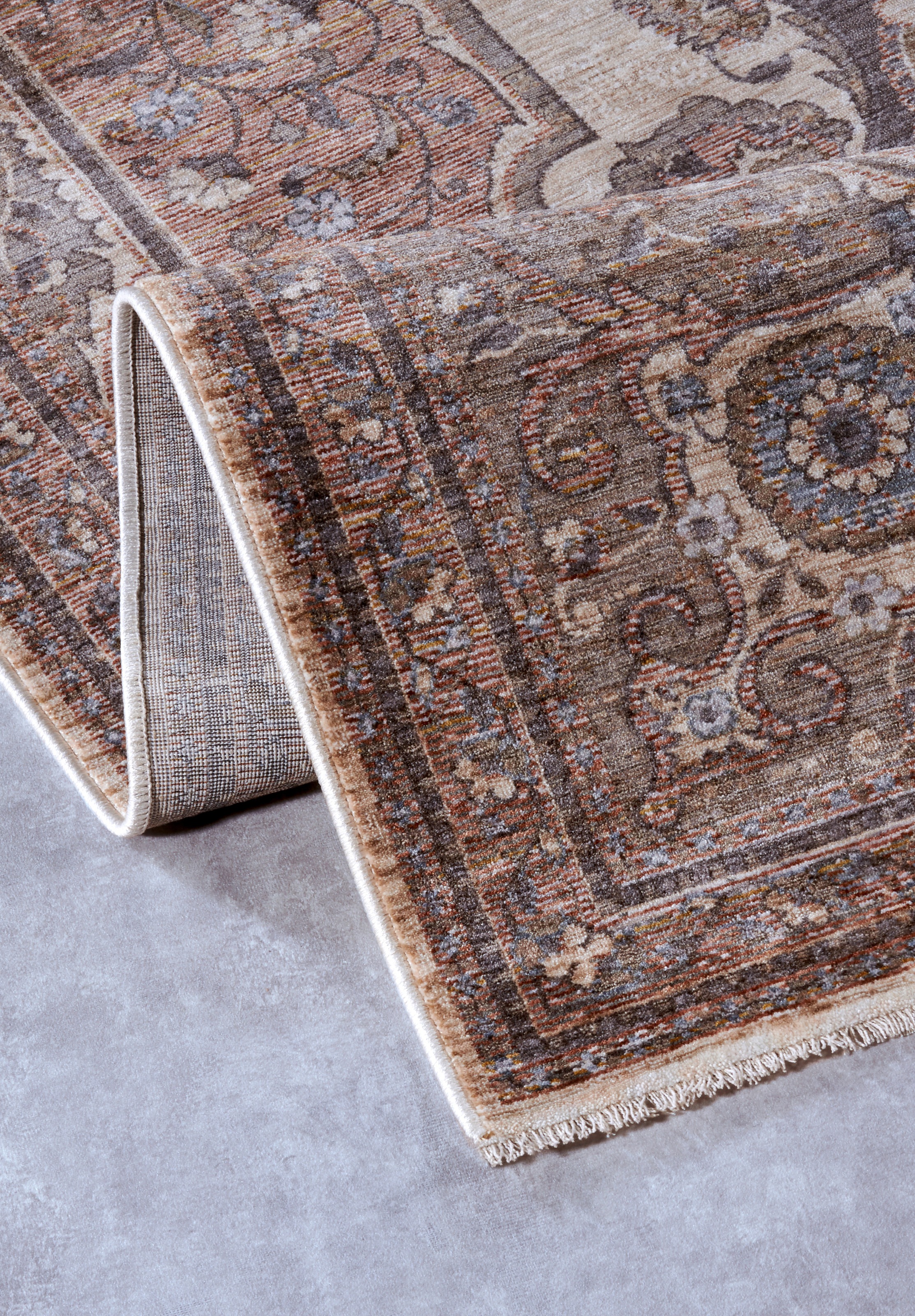 Villeroy & Boch Teppich »Renata«, rechteckig, 7 mm Höhe, Läufer, Orientalisch, Fransen, Wohnzimmer, Schlafzimmer, Vintage