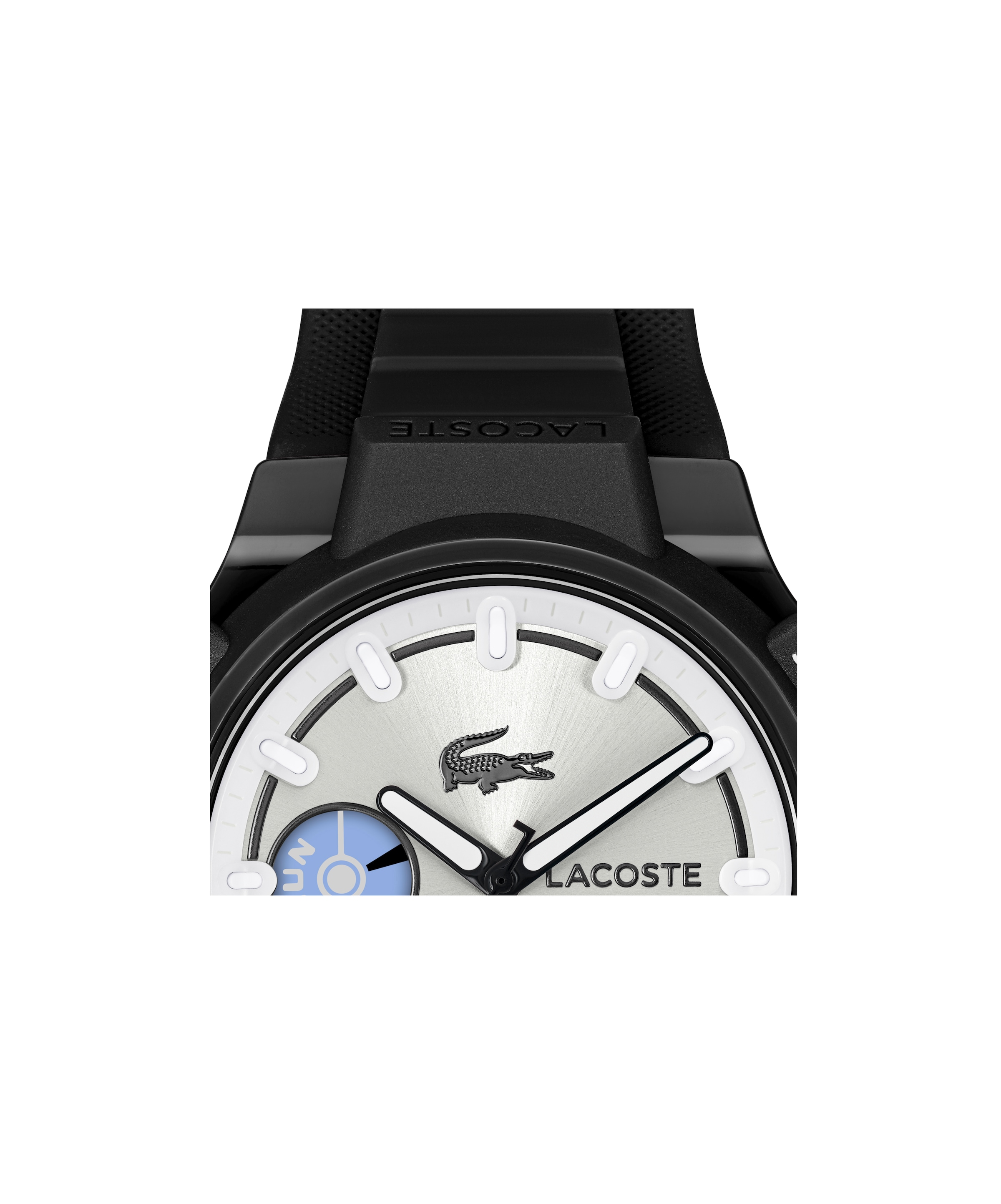 Lacoste Digitaluhr »LC33« Quarzuhr, Armbanduhr, Damenuhr, Herrenuhr, Silikonarmband, digital