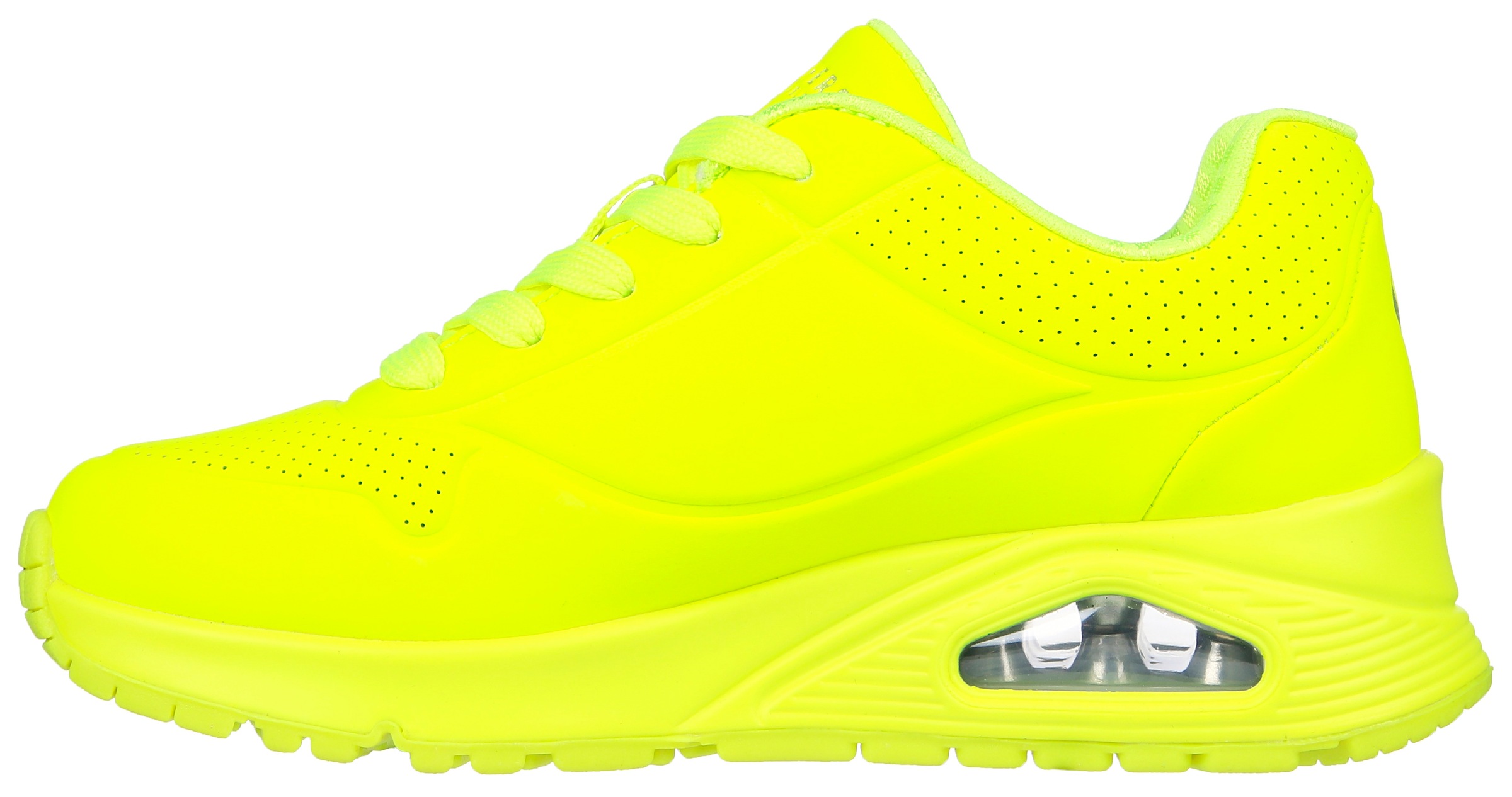 Skechers Plateausneaker »UNO GEN1 - NEON GLOW«, Keilsneaker, Schnürschuh, Sneaker mit Neon Glow
