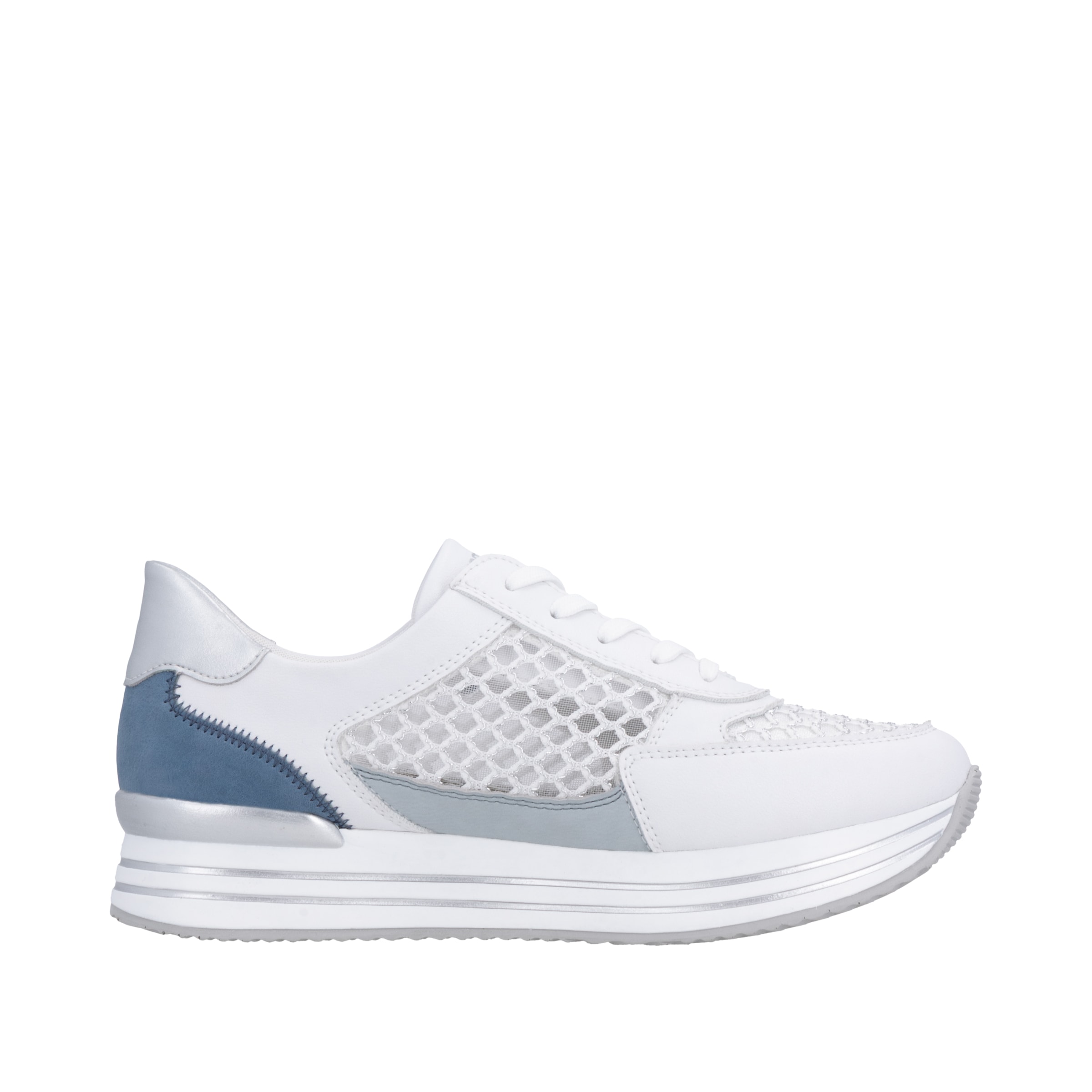Remonte Plateausneaker  , Freiezitschuh, Halbschuh, Schnürschuh, vegan, Kontrastbesatz