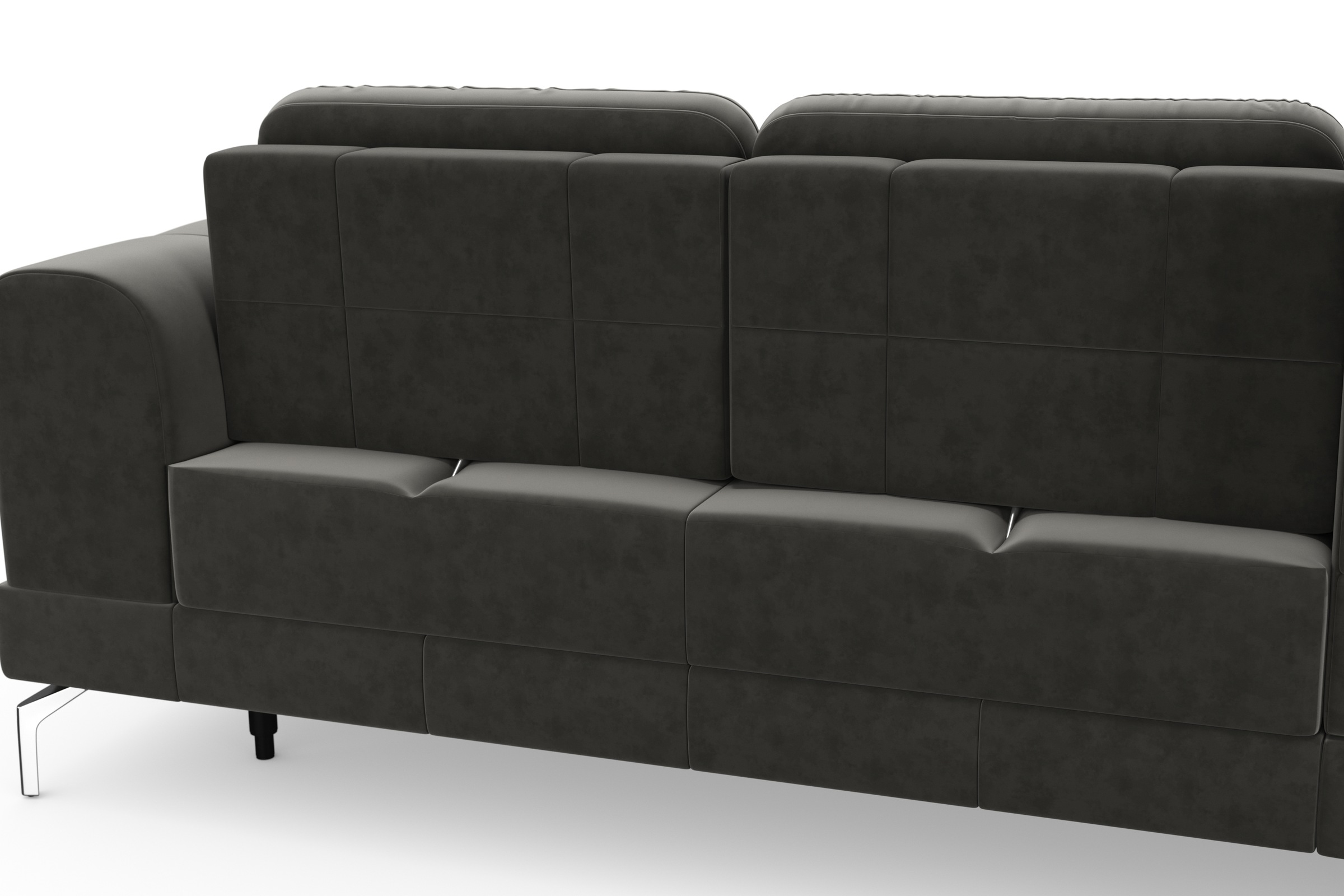 sit&more Ecksofa »Bendigo L-Form«, inklusive Sitztiefenverstellung, Bodenfreiheit 15 cm, 2 Fußfarben