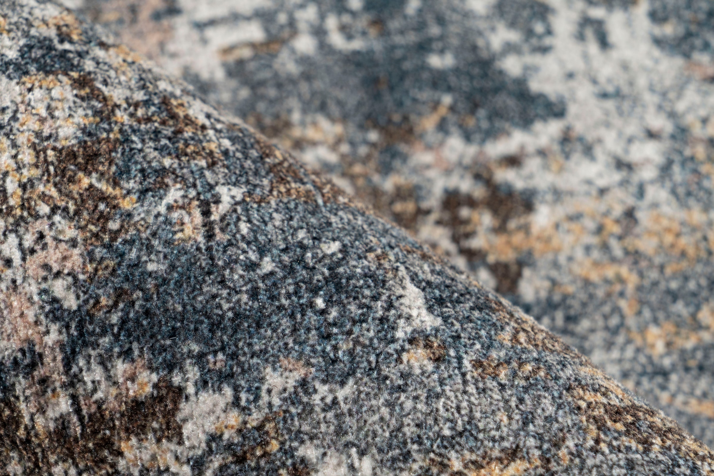 me gusta Teppich »Faye 1225« rechteckig 6 mm Höhe Flachgewebe, gedrucktes Motiv, Wohnzimmer