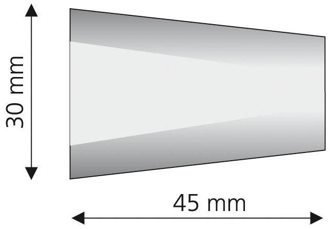 Liedeco Gardinenstangen-Endstück »Dust«, (Set, 2 St.), für Gardinenstangen Ø 16 mm