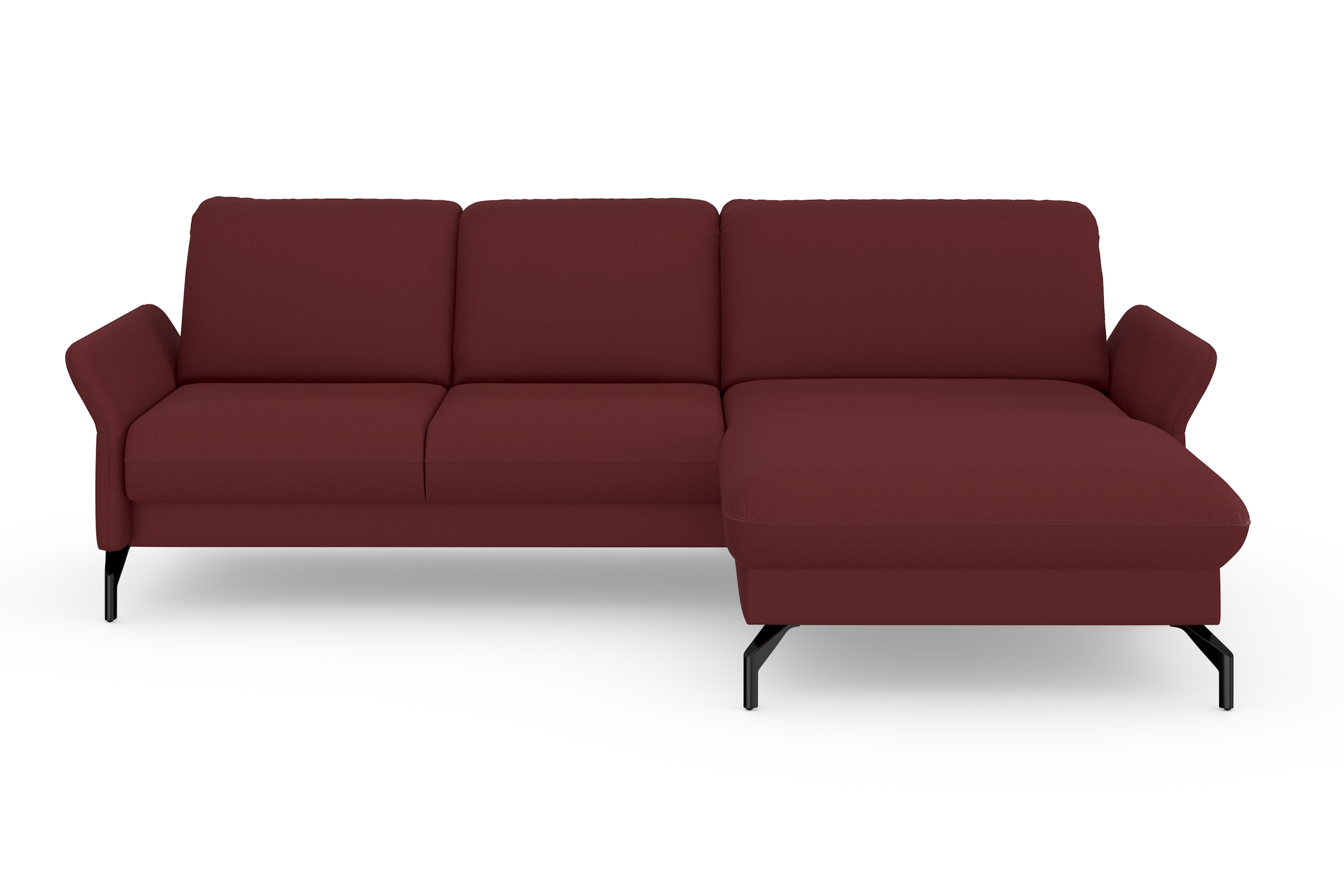 sit&more Ecksofa »Fashion L-Form«, wahlweise mit Kopfteilverstellung und Vorziehsitz, motorisch