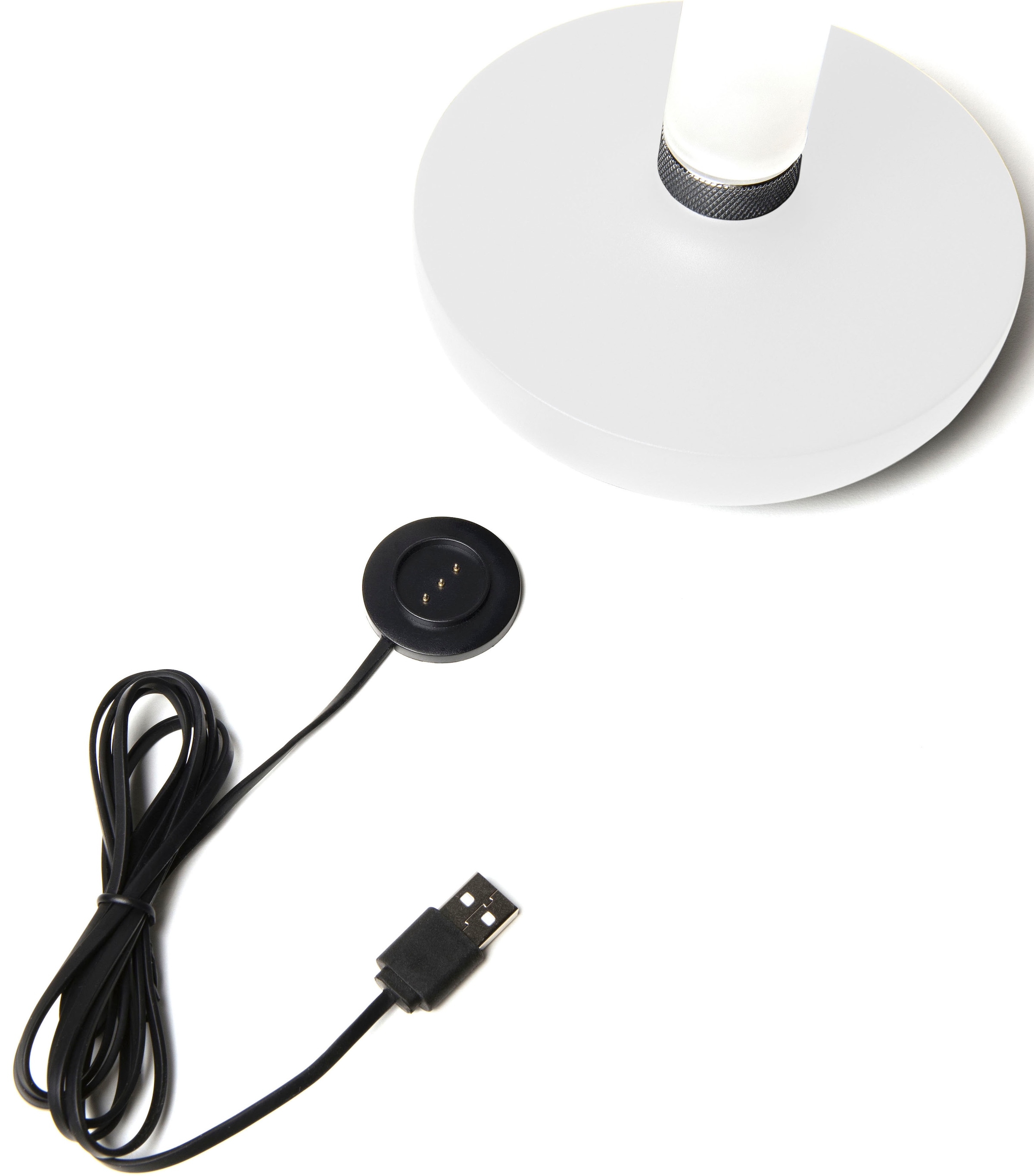 KONSTSMIDE LED Tischleuchte »Biarritz«, Leuchtmittel LED-Modul | LED fest integriert, Biarritz USB-Tischleuchte, 1800/2700/4000K, dimmbar