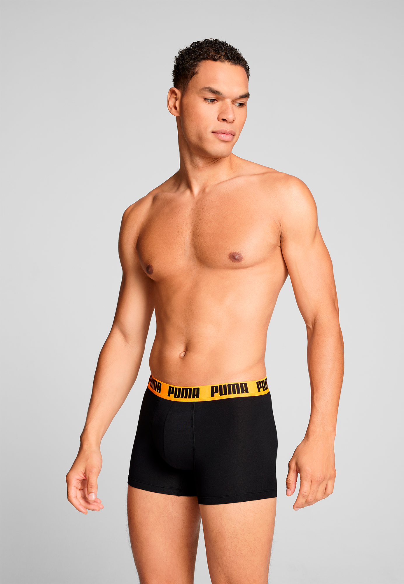 PUMA Boxershorts »PUMA MEN EVERYDAY BASIC BOXERS 2P« Packung, 2er Pack,  mit Puma Webbund