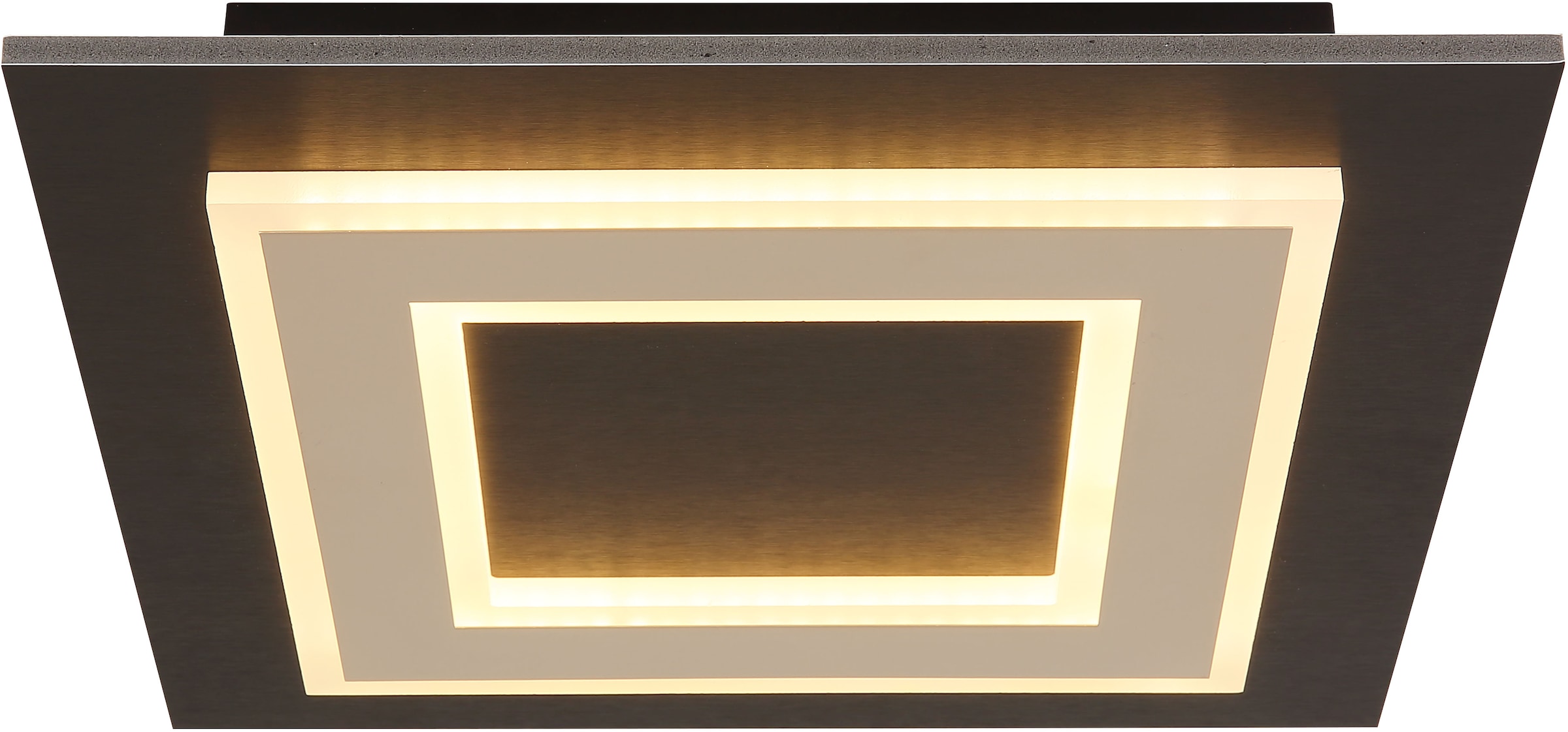 GLOBO LIGHTING LED Deckenleuchte »JAYDEN«, Leuchtmittel LED-Modul | LED fest integriert, Deckenlampe/quadratisch/Wohnzimmer/Schlafzimmer/elegant