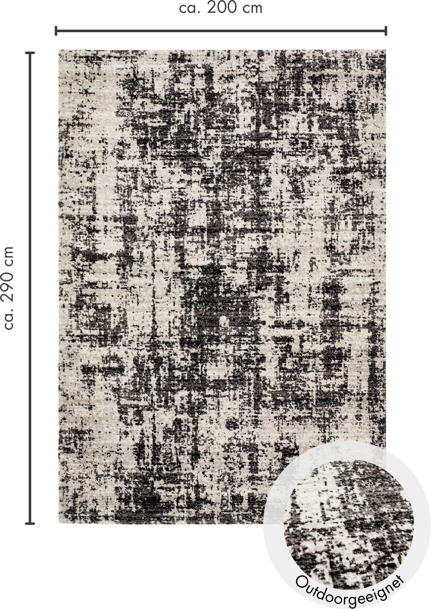 Andiamo Teppich »Colore«, rechteckig, 6 mm Höhe, verschieden Designs, In- u günstig online kaufen