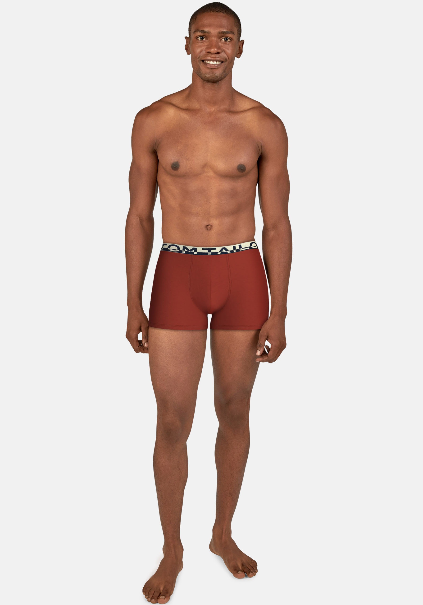 TOM TAILOR Boxershorts »Kentucky«, (2er-Pack), mit Logodruck