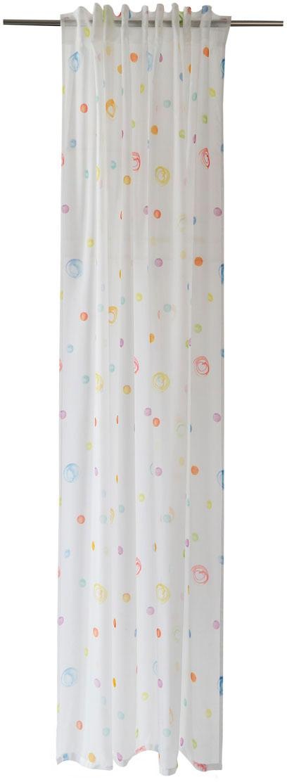 HOMING Gardine »Bubble«, (1 St.), Kinderzimmer, gemustert, Wohnzimmer, tran günstig online kaufen