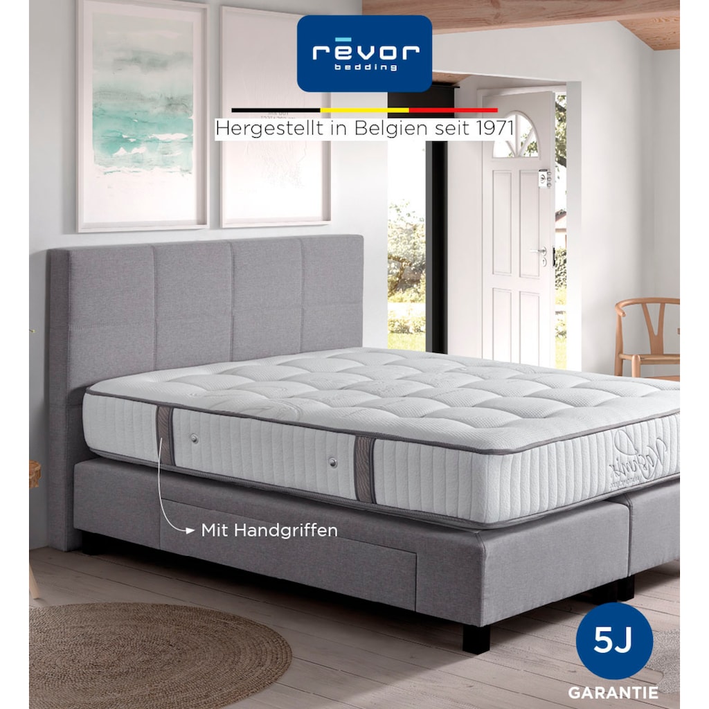 Revor Bedding Taschenfederkernmatratze »Kashmir Anatomic 1500 Gelpulse«, 28 cm hoch, Raumgewicht: 65 kg/m³, 1000 Federn, (1 St.)