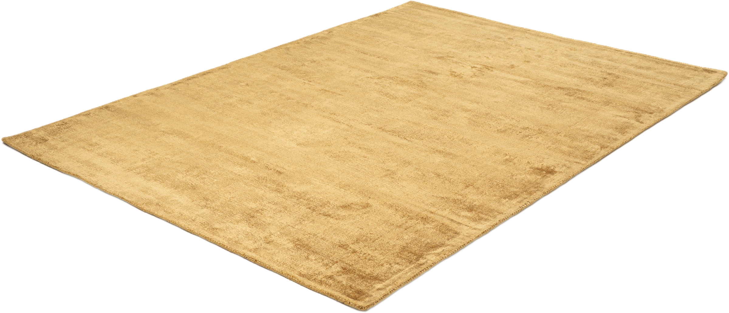 TOM TAILOR HOME Teppich »Shine uni«, rechteckig, 8 mm Höhe, Handweb Teppich, 100% Viskose, handgewebt, mit elegantem Schimmer