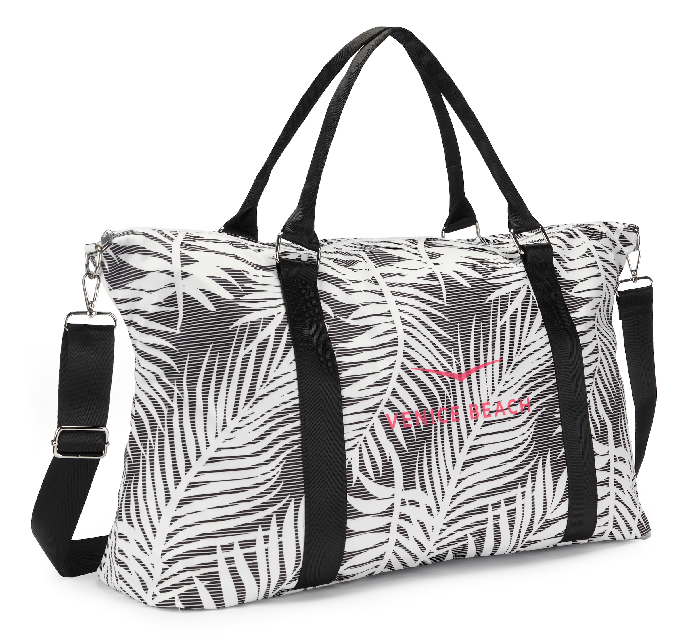 Venice Beach Sporttasche »große Umhängetasche, Wellnesstasche, Saunatasche, Reisetasche« Weekender, Strandtasche mit modischem Druck VEGAN