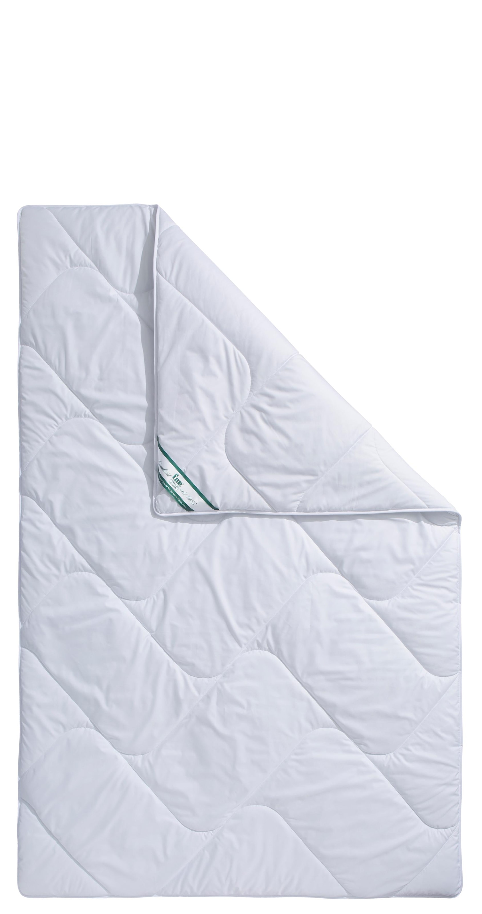 Microfaserbettdecke FAN "Microfaser kochfest, Bettdecken für Sommer und Winter, Decke", weiß, B:155cm L:220cm