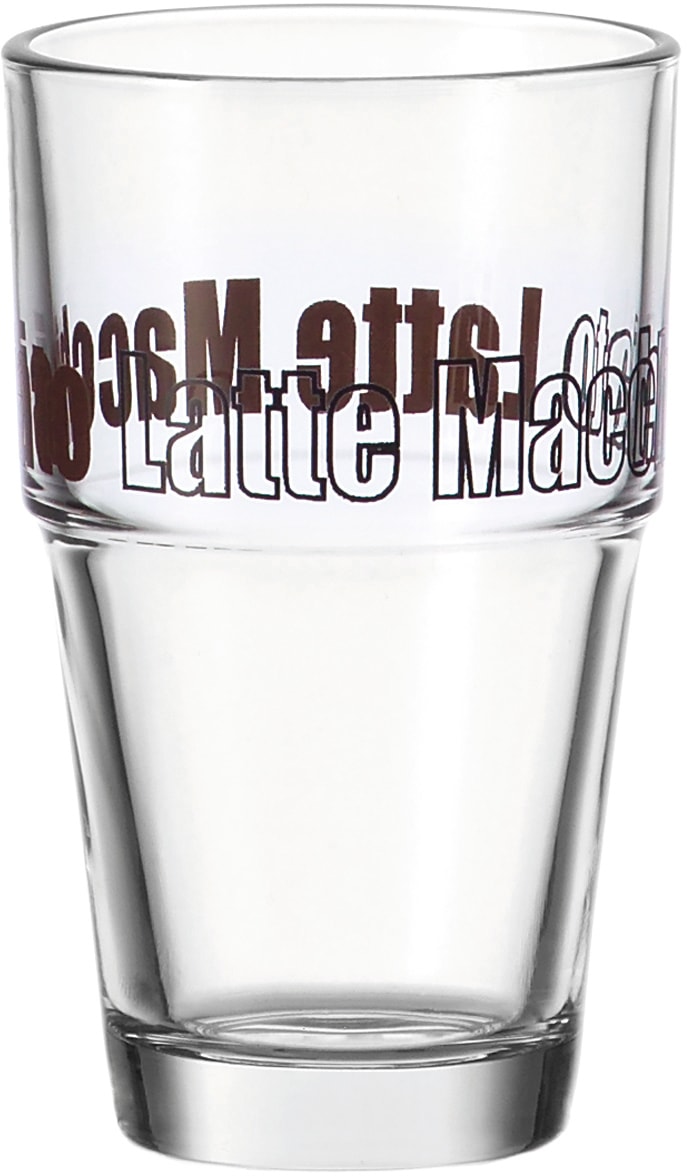 LEONARDO Latte-Macchiato-Glas »Solo«, (Set, 6 tlg.), 410 ml, 6-teilig