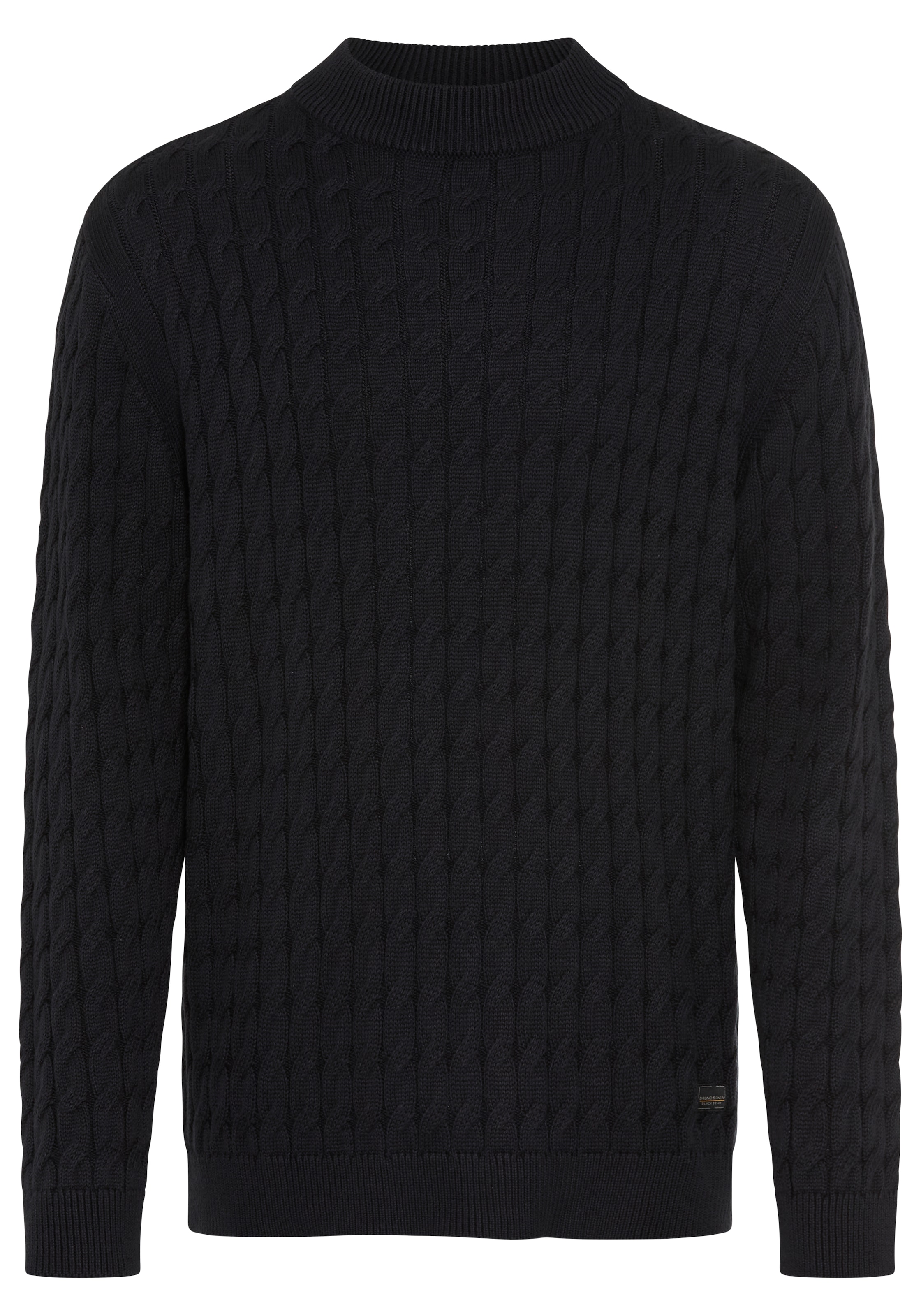 Bruno Banani Stehkragenpullover aus Strick, Regular Fit, mit normaler Länge