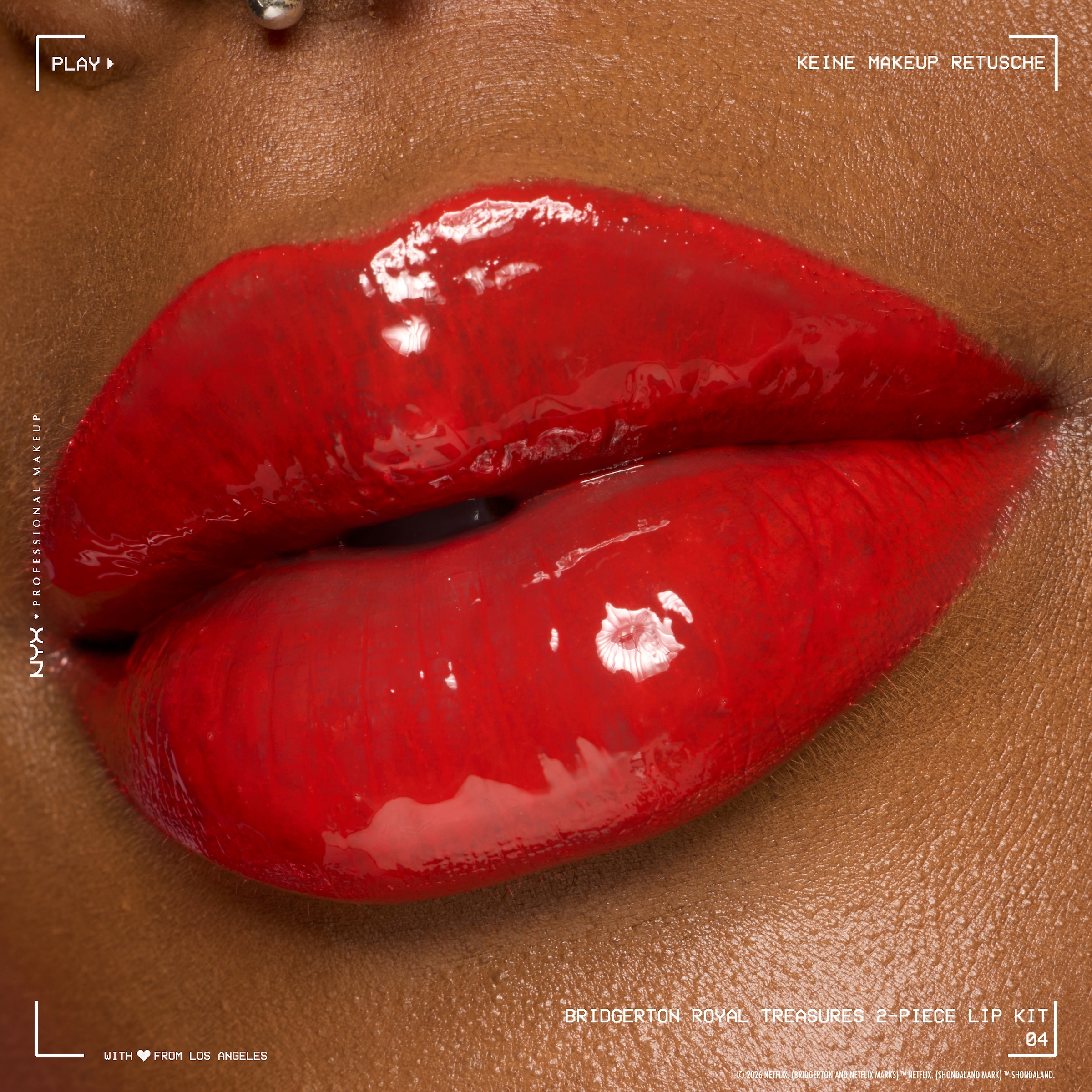 NYX PROFESSIONAL MAKEUP Schmink-Set »BRIDGERTON ROYAL TREASURES LIP KIT« Royal Butter Gloss und Royal Lip Liner