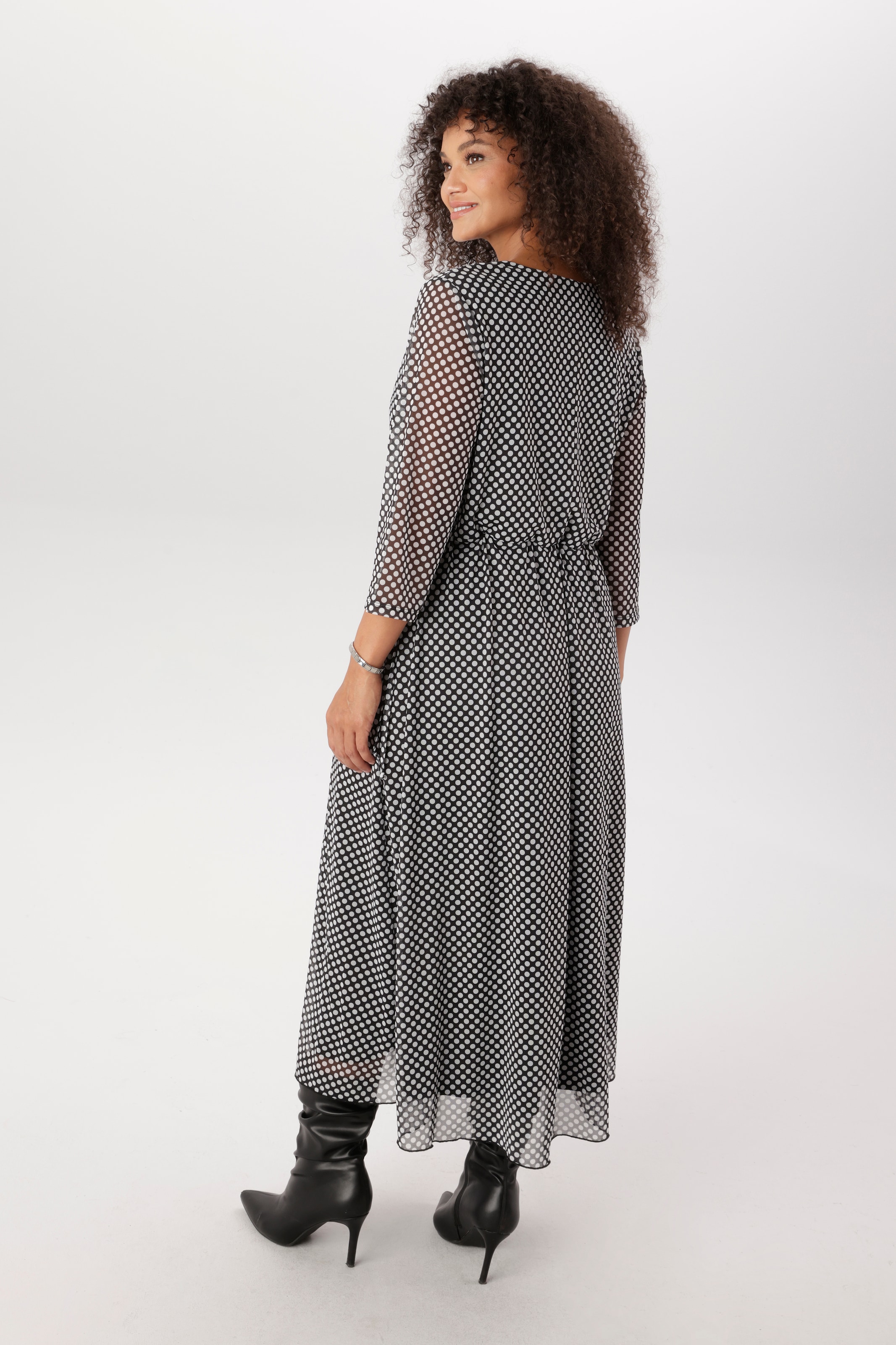 Aniston PLUS Meshkleid in Wickeloptik - NEUE KOLLEKTION