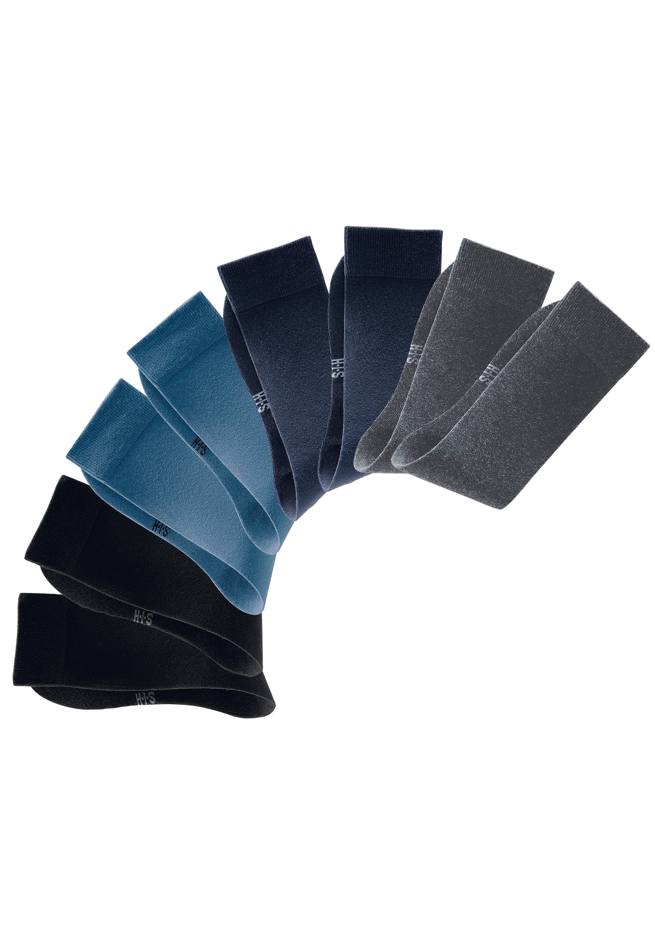 H.I.S Basicsocken, (4 Paar), mit hohem Baumwollanteil kaufen