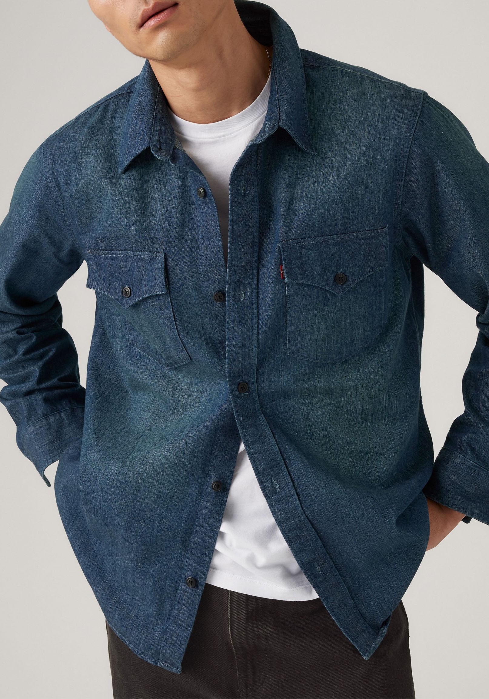 Levi's® Jeanshemd »RELAXED FIT WESTERN«, im Western-Stil