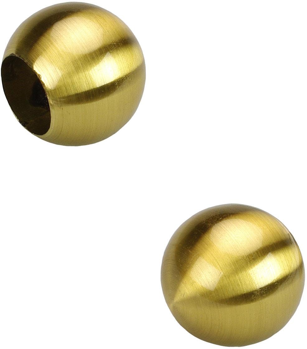 Liedeco Gardinenstangen-Endstück »Ball« für Gardinenstangen Ø 16 mm