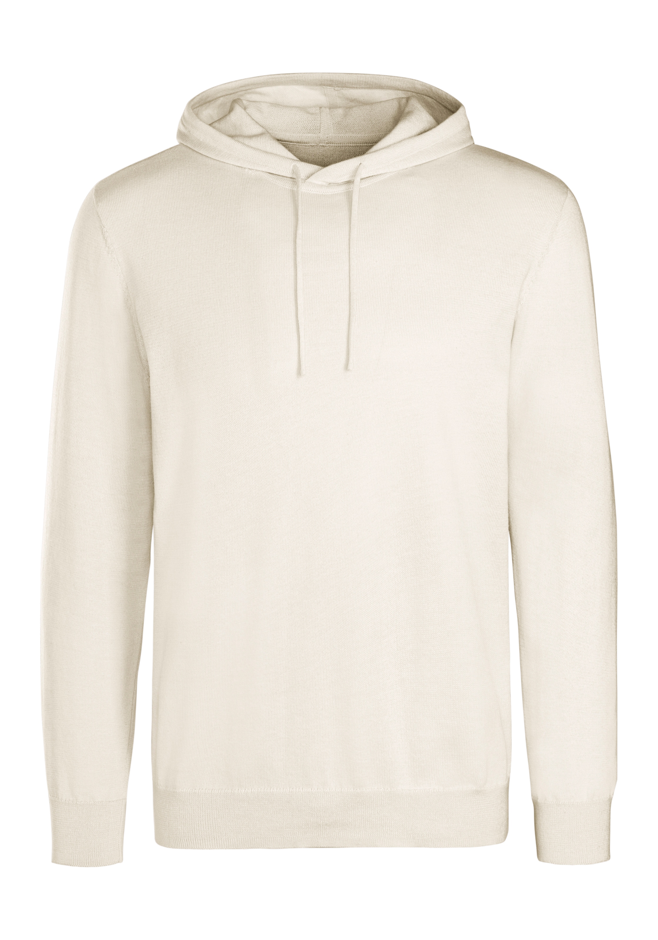 H.I.S », Strickpullover mit Kapuze«, Feinstrick aus pflegeleichter Baumwollmischung

