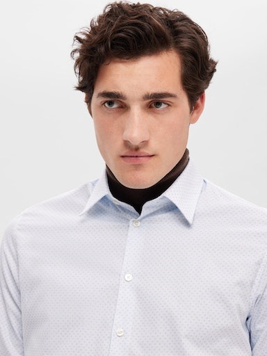 SELECTED Langarmhemd »SLHSLIMSOHO-DETAIL SHIRT LS NOOS«