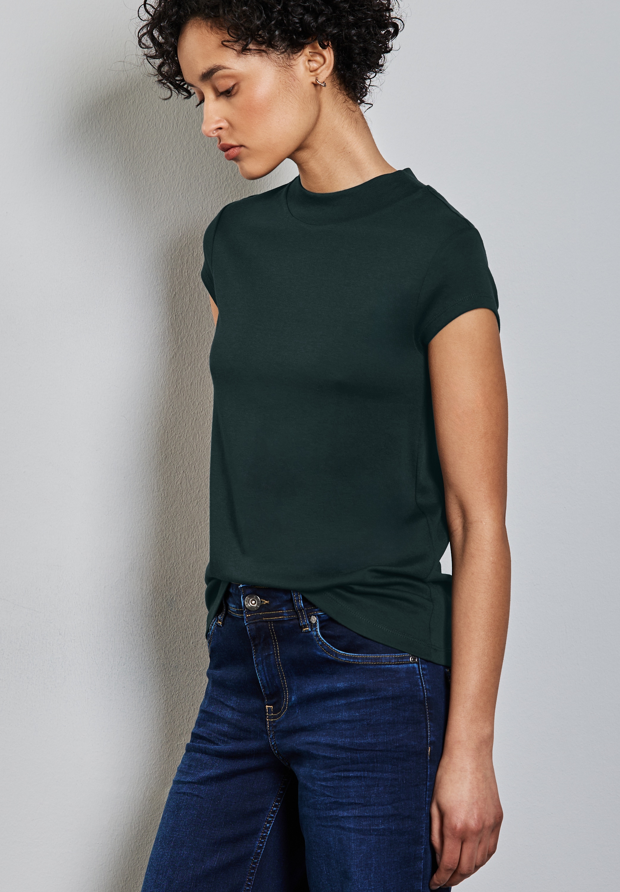 STREET ONE T-Shirt, mit Rollkragen